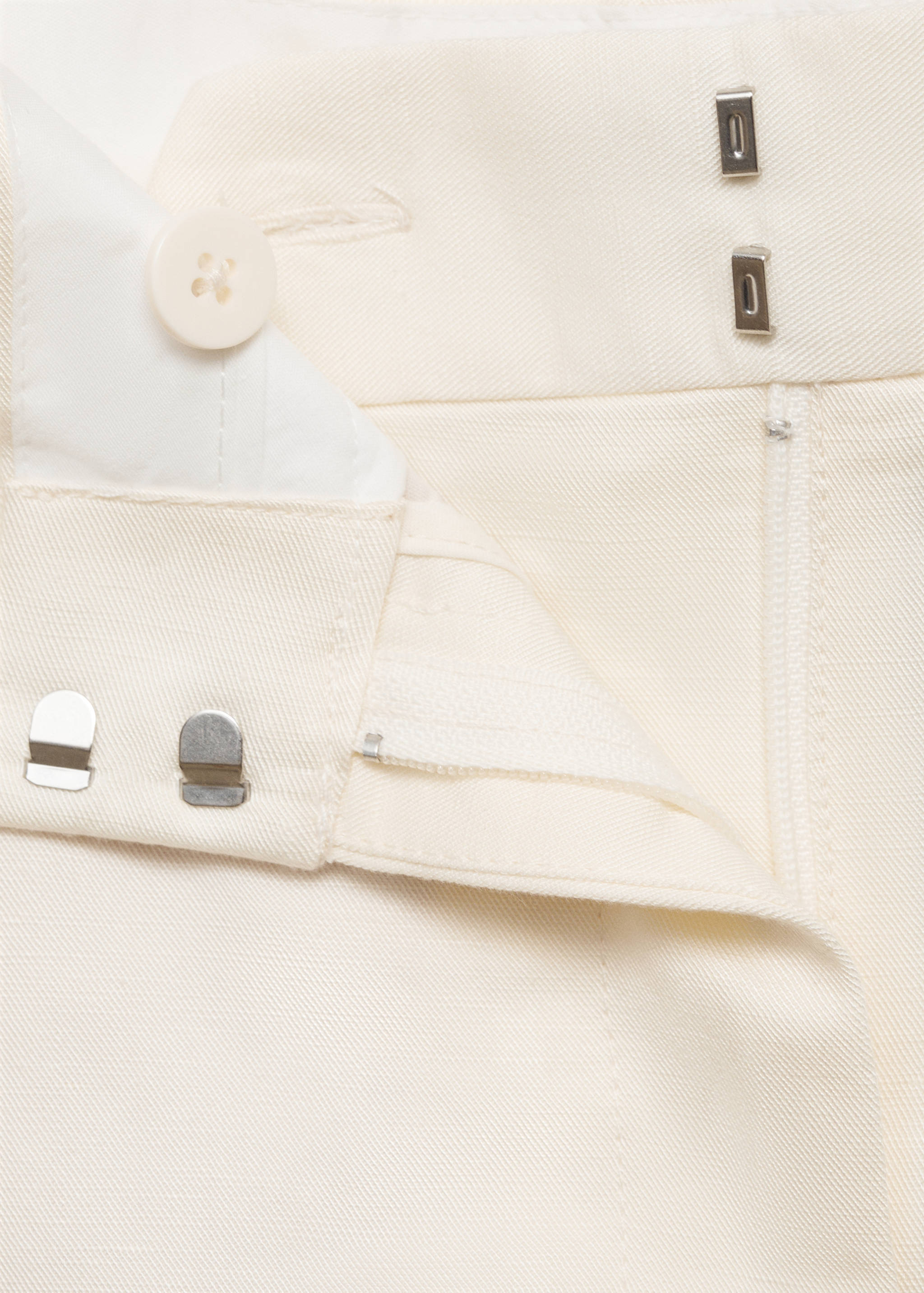 Linen-blend suit bermuda shorts - Details of the article 8