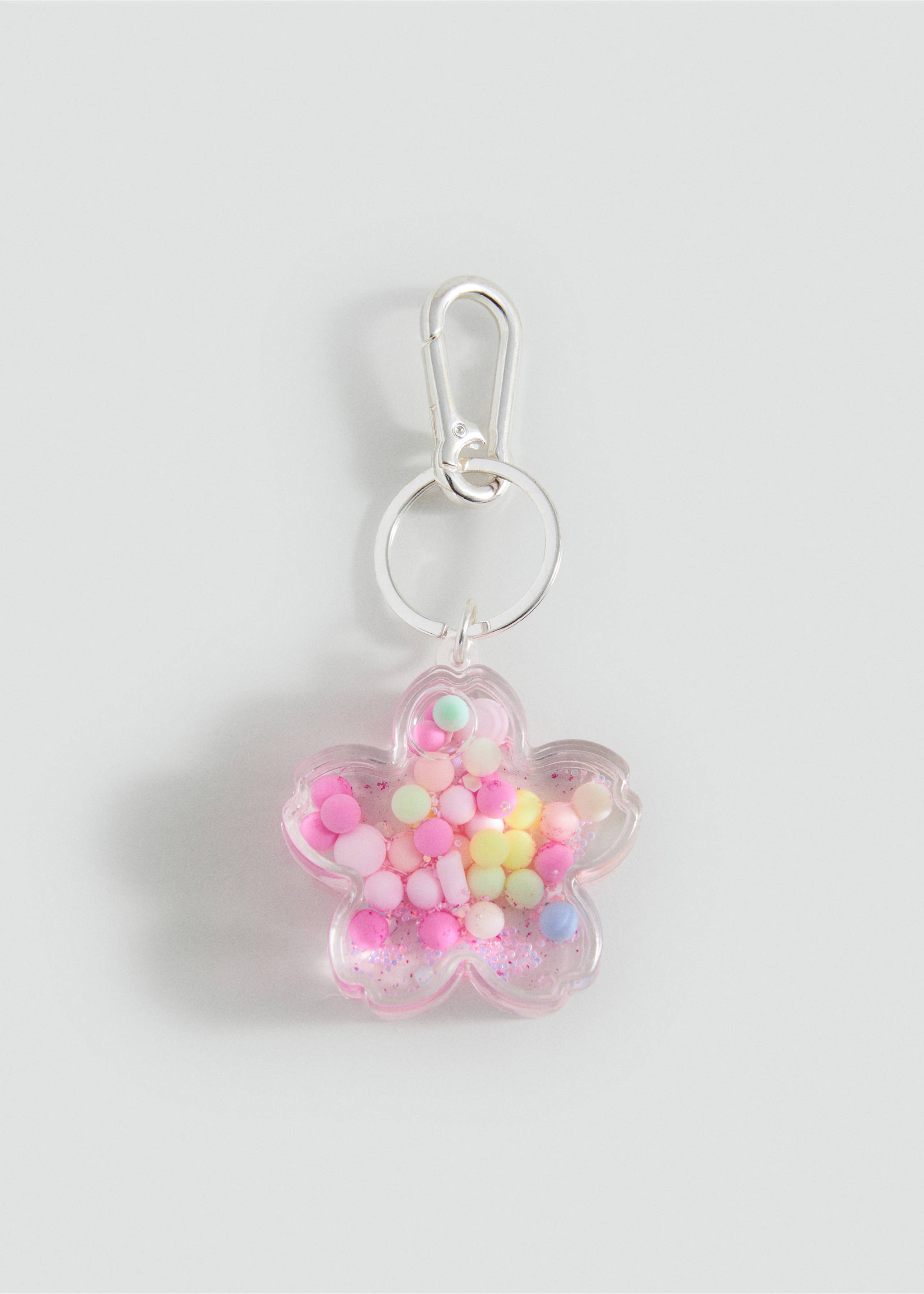 Combined leading keychain - Article without model, Pastel Yellow. Ref: 17071160-00.