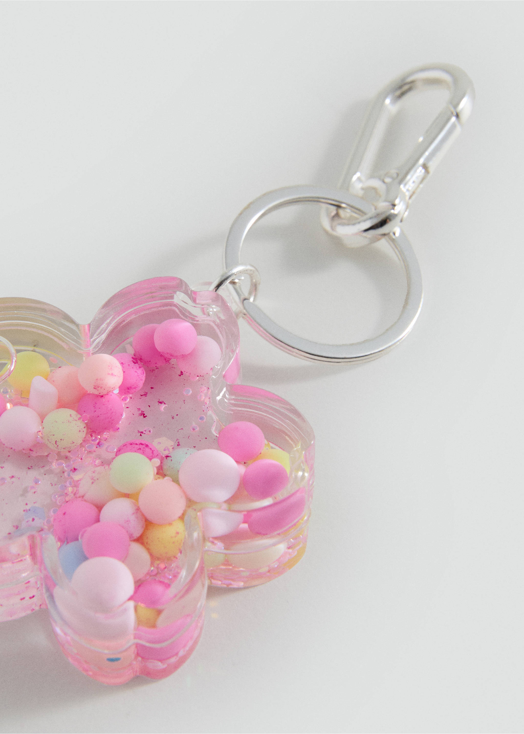 Combined leading keychain - Medium plane, Pastel Yellow. Ref: 17071160-00.