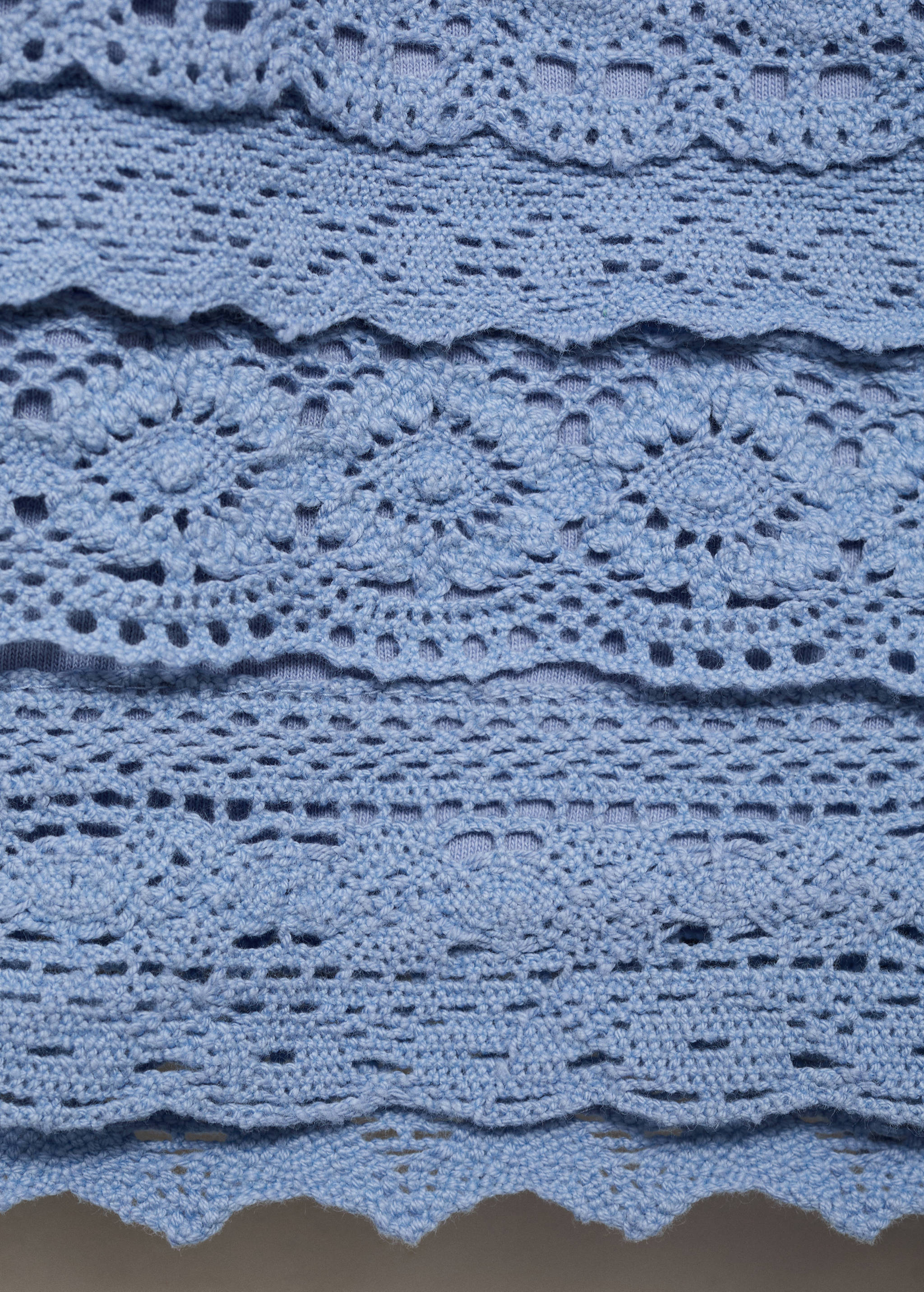 Crochet shorts with ruffles - Details of the article 0