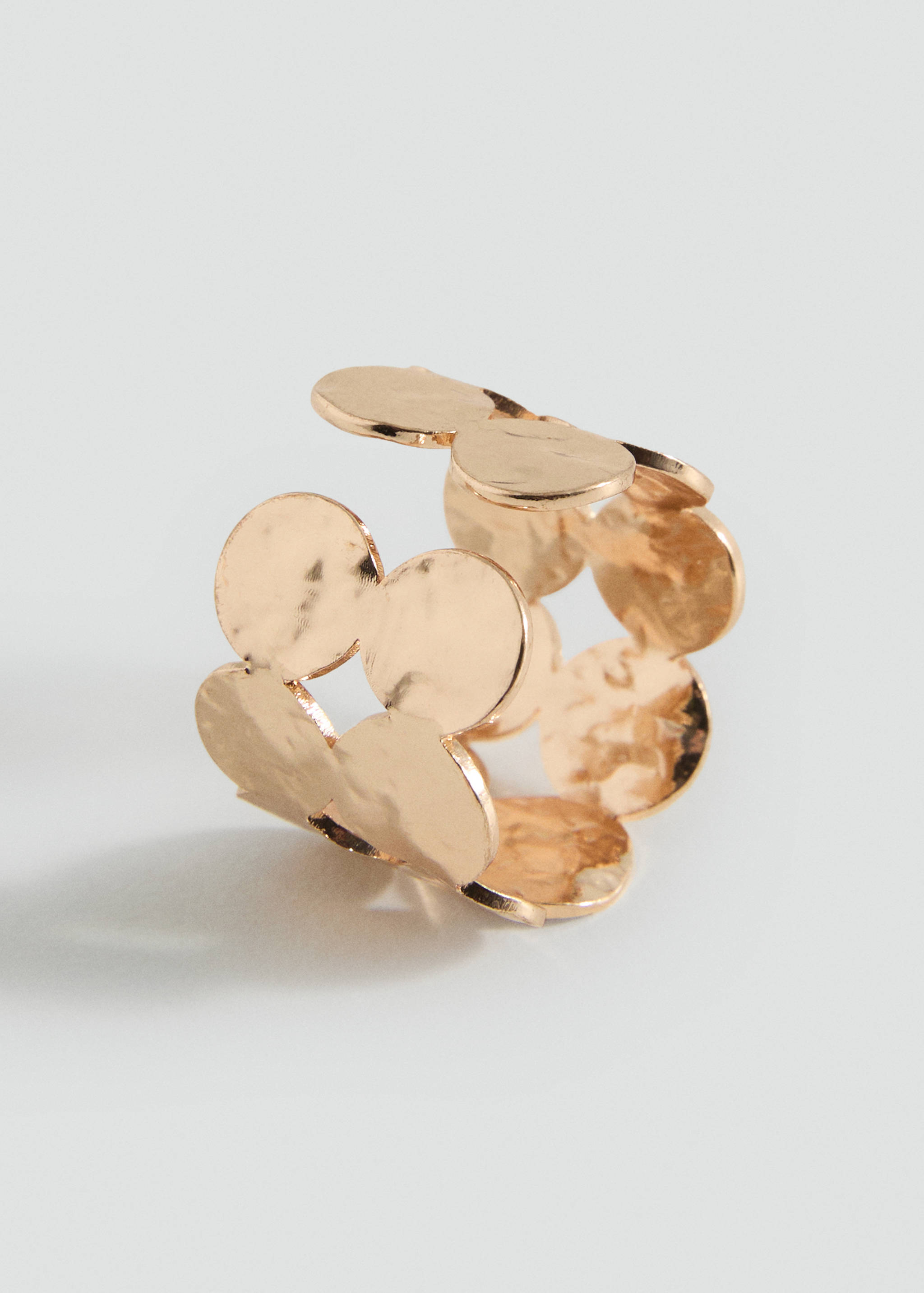 Ring mit geometrischen Formen - Mittlere Ansicht