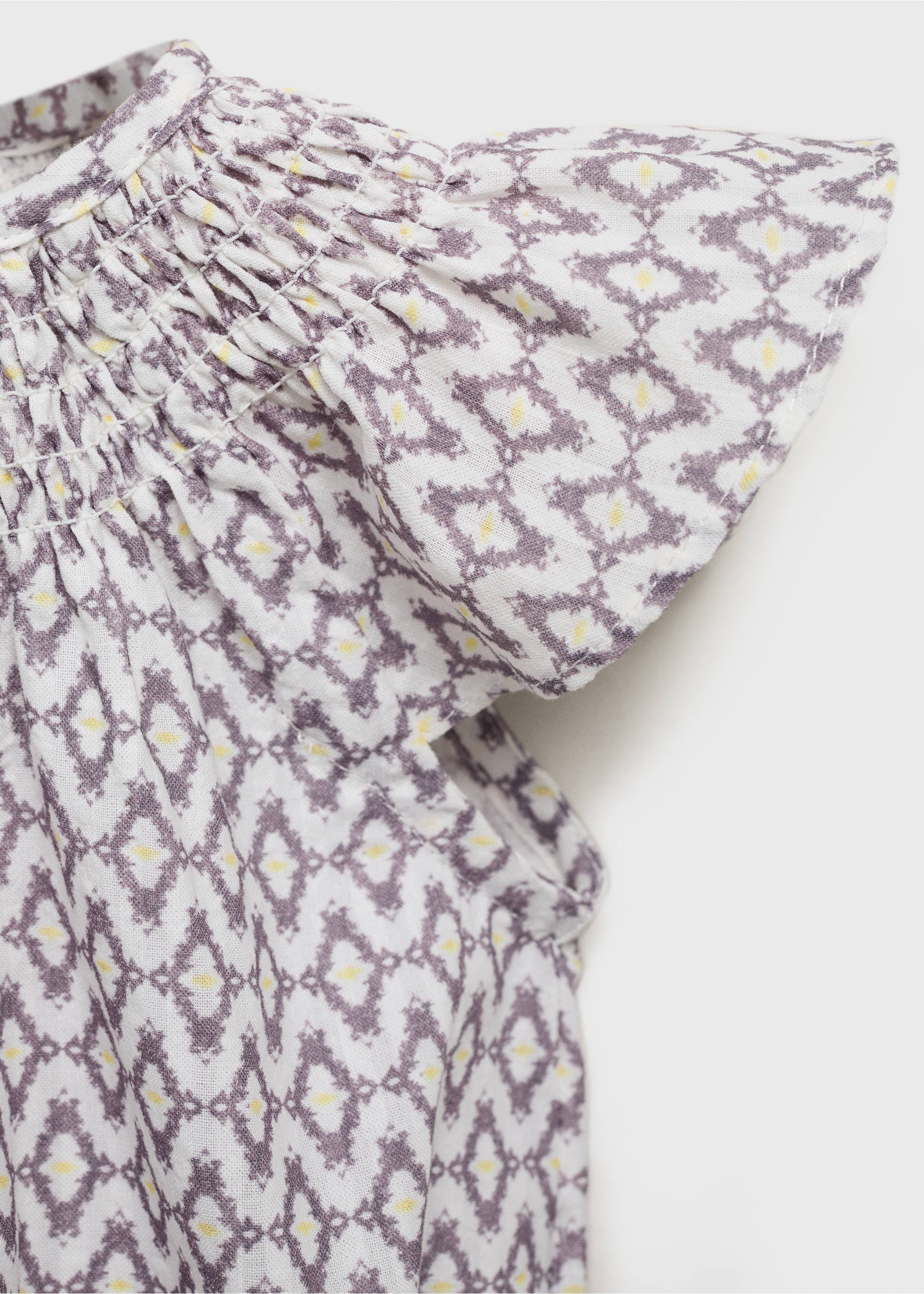 Bavlněné dupačky s potiskem - Detail zboží 8, Šedobílá. Ref: 17071170-00.