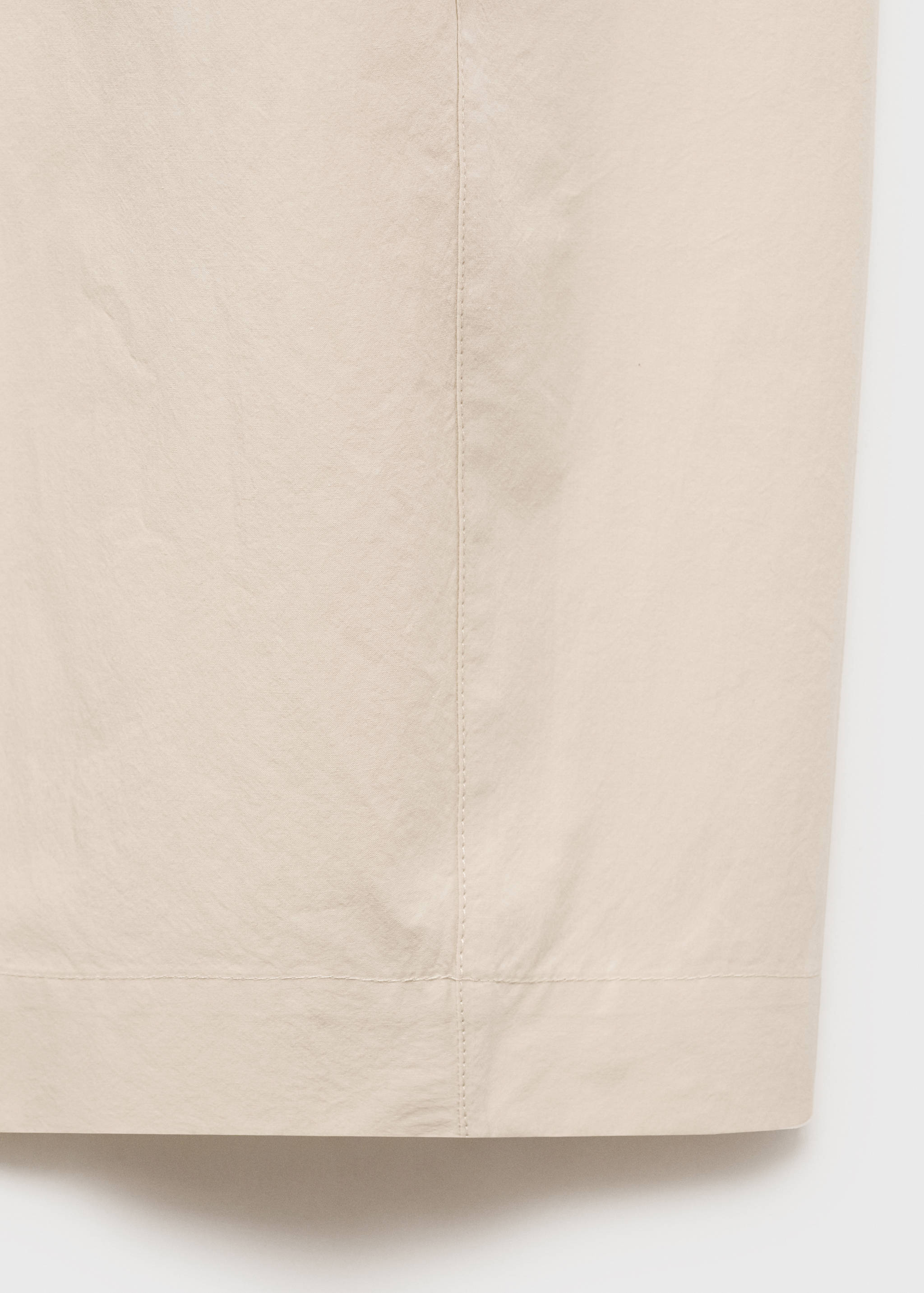 Cotton paperbag trousers - Details of the article 0