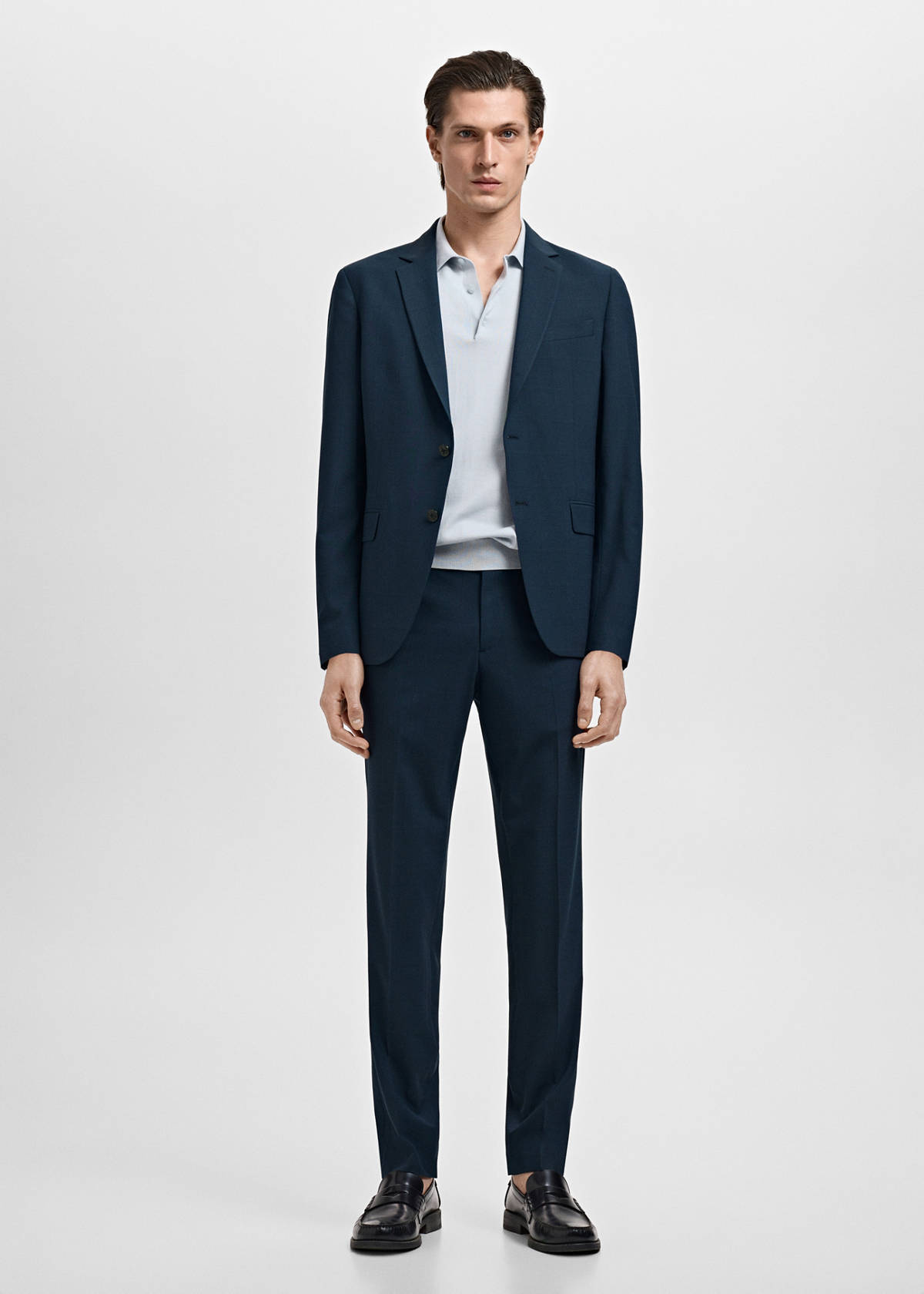 Super slim-fit suit jacket in stretch fabric