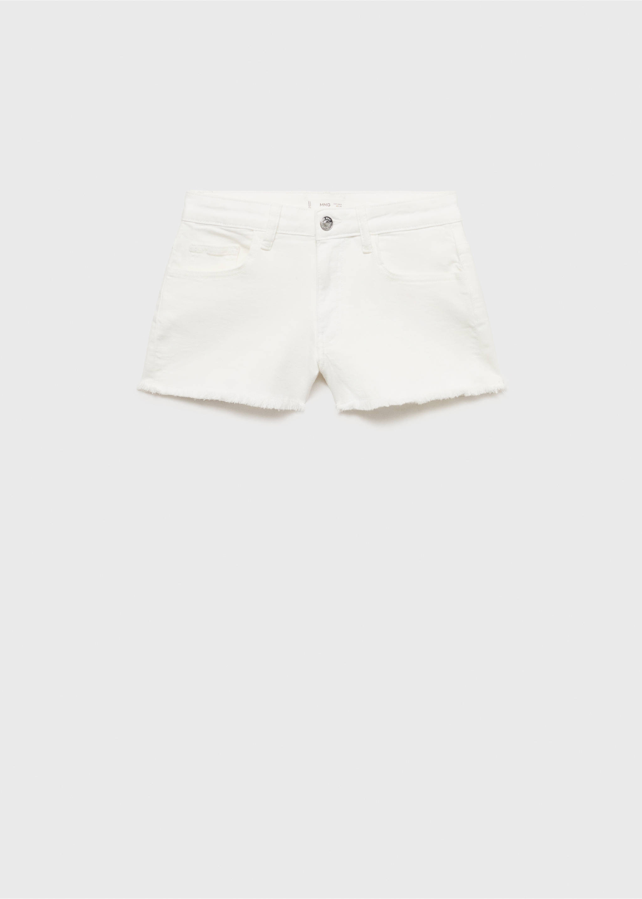 Frayed low-rise shorts - Article without model, Off White. Ref: 17071179-00.