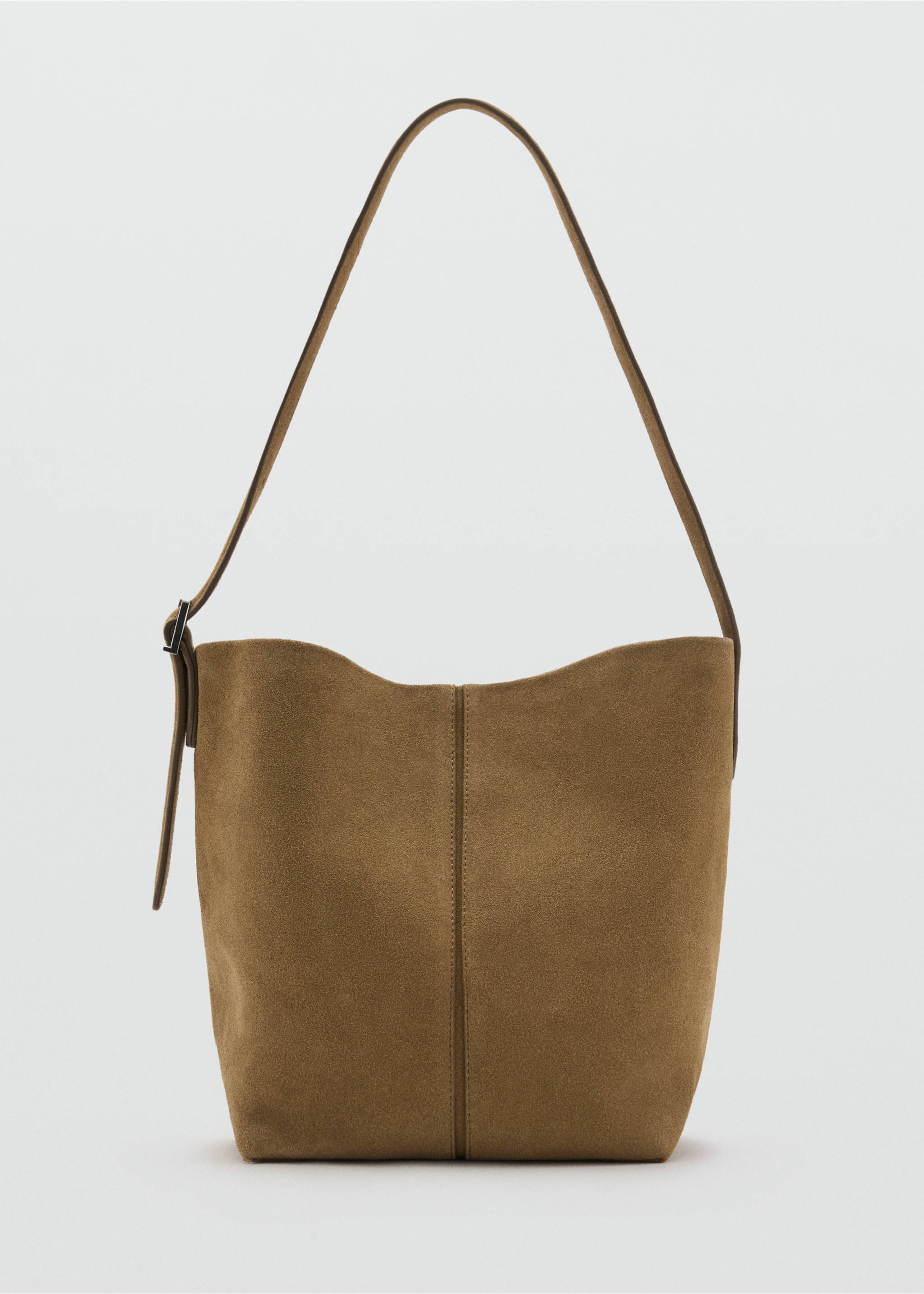 Leather bucket bag - Article without model, Tobacco Brown. Ref: 17071184-00.