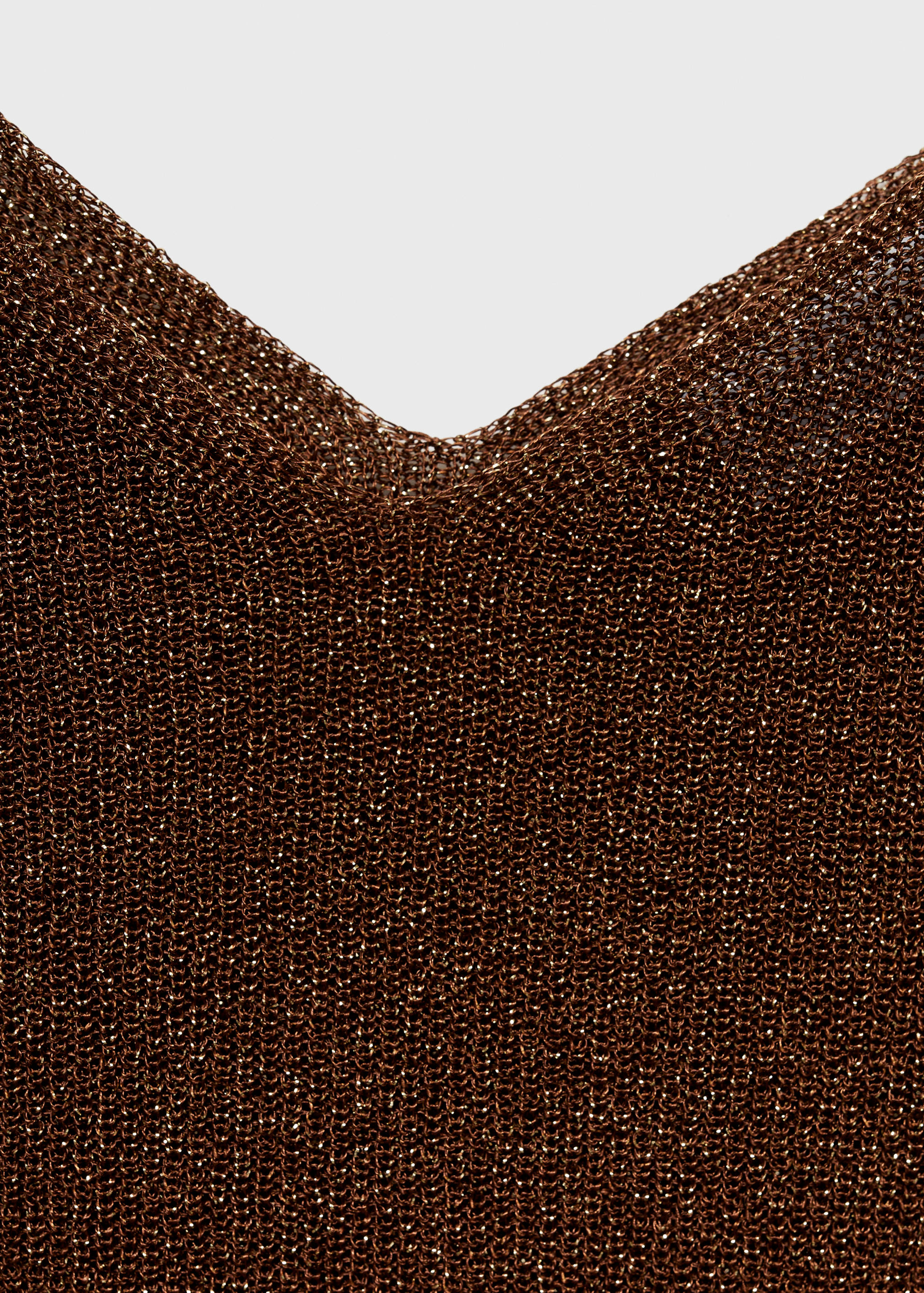 Lurex top met V-hals - Detail van het artikel 0