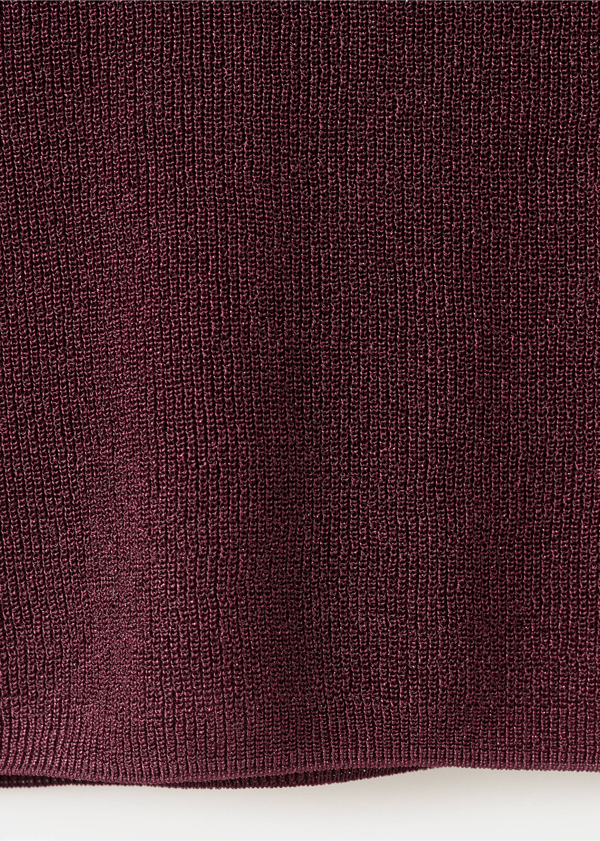 Top punto lúrex cuello pico - Detalle del artículo 8, Vino. Ref: 17071185-00.