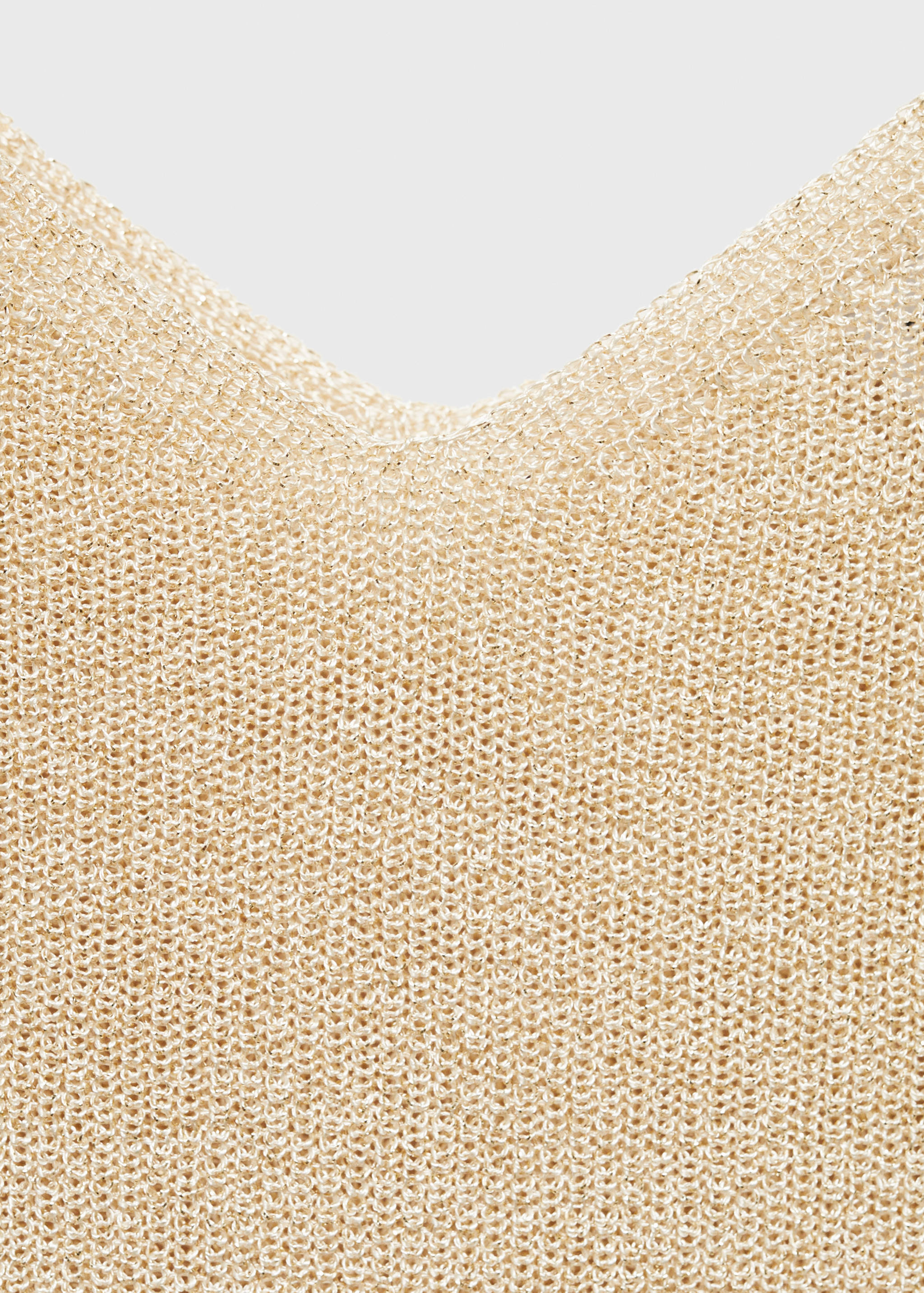 Lurex top met V-hals - Detail van het artikel 0
