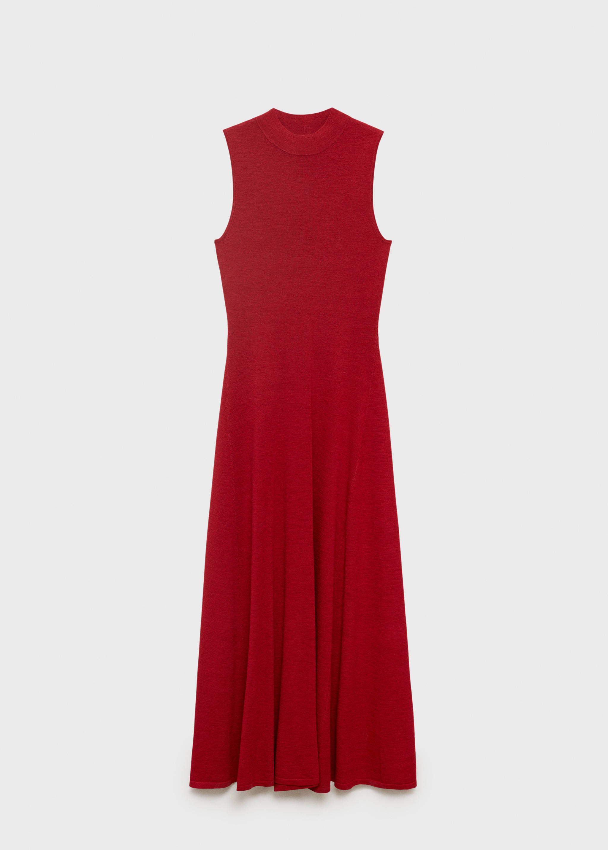 Fine-knit flared dress - Article without model