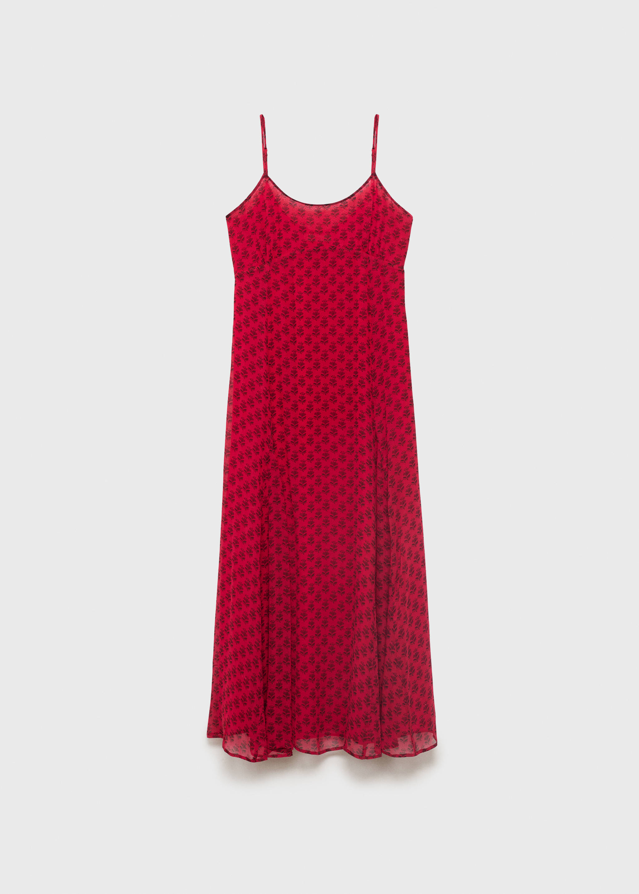 Vestido gasa estampado floral - Artículo sin modelo