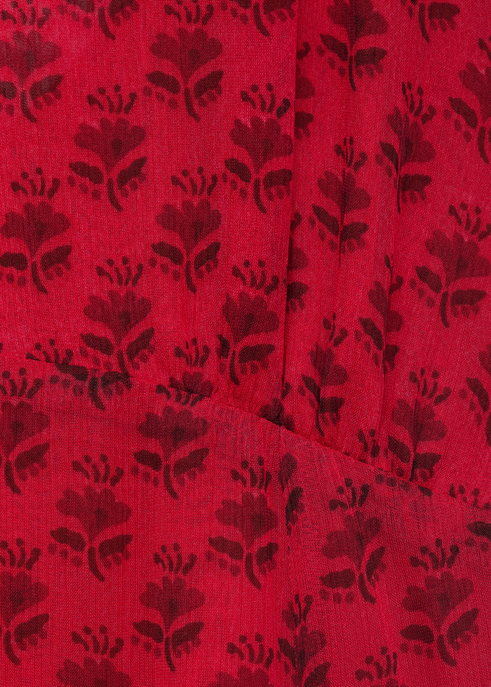Vestido gasa estampado floral - Detalle del artículo 0