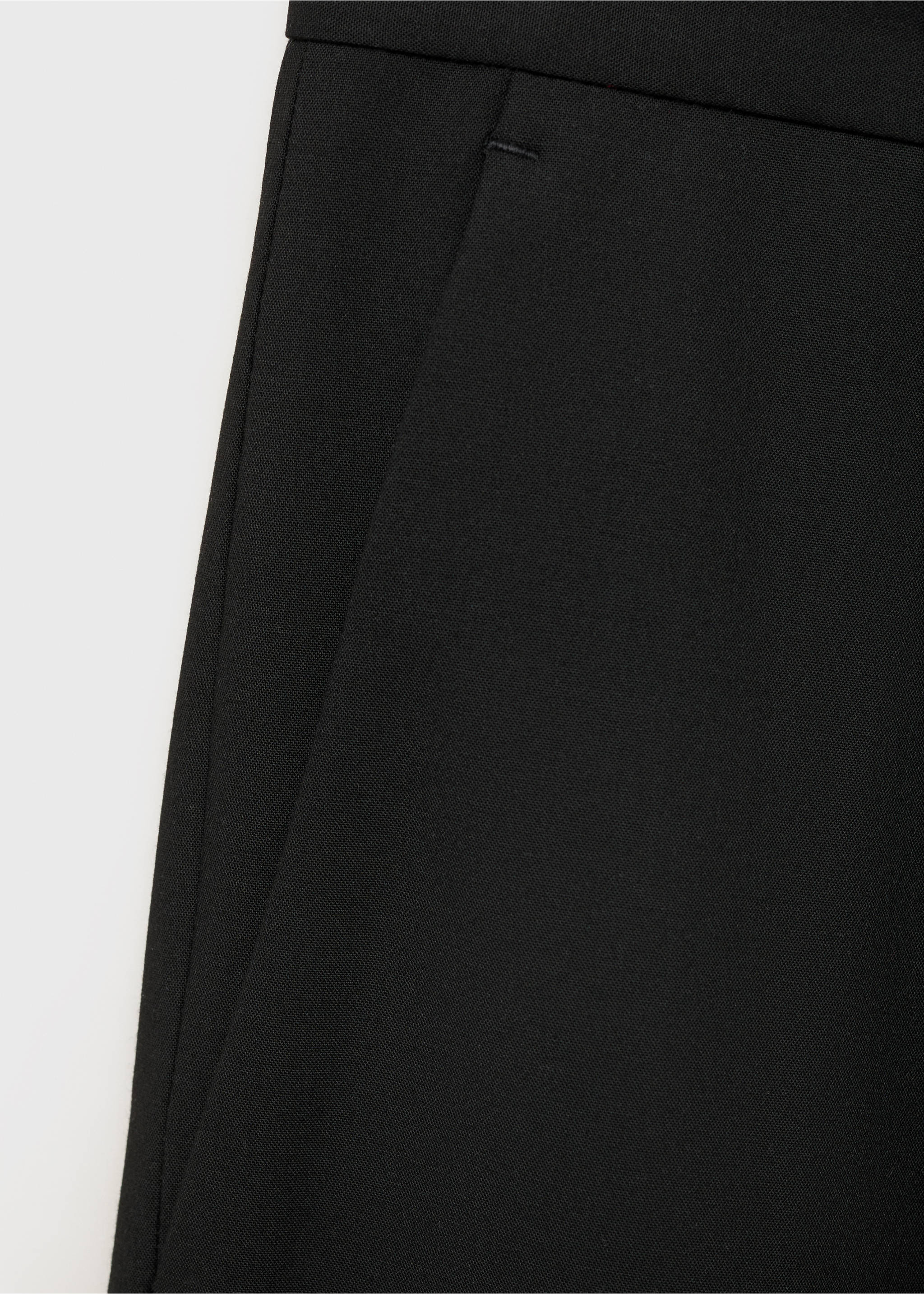 Boston regular-fit suit trousers - Details of the article 0, Black. Ref: 17071189-00.