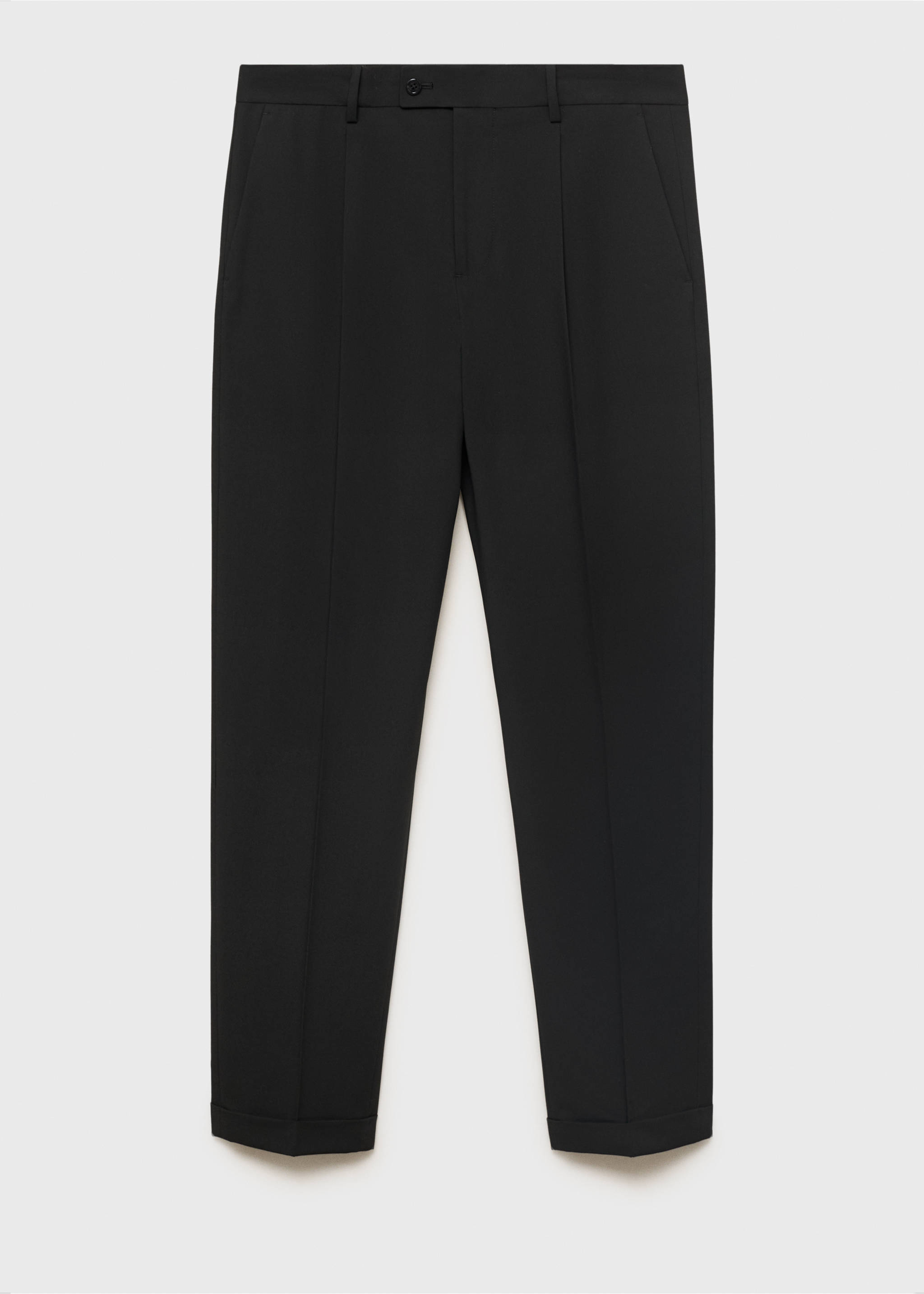 Boston regular-fit suit trousers - Article without model, Black. Ref: 17071189-00.
