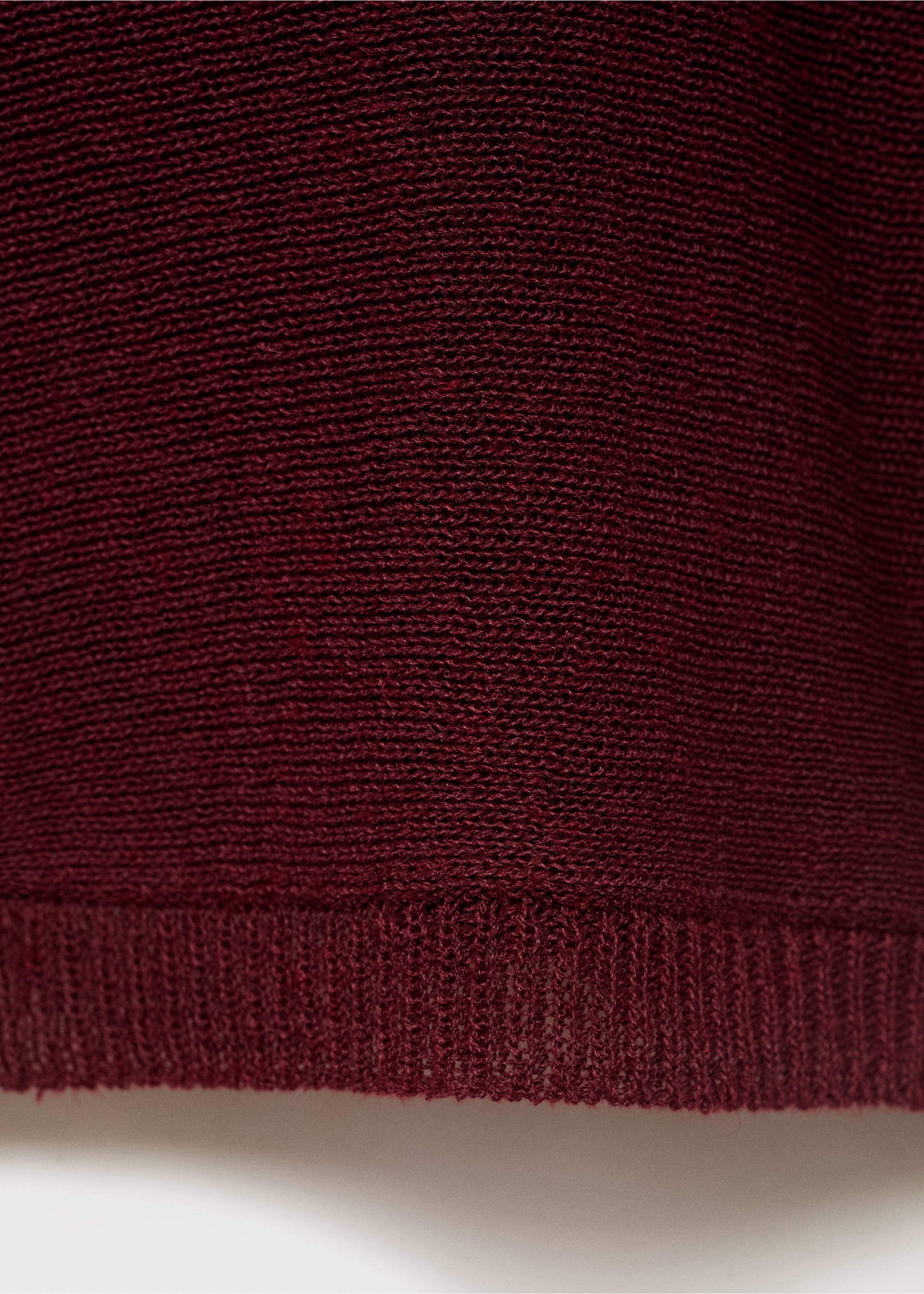 Pull-over maille fine oversize - Détail de l'article 0, Bordeaux. Ref: 17071194-00.
