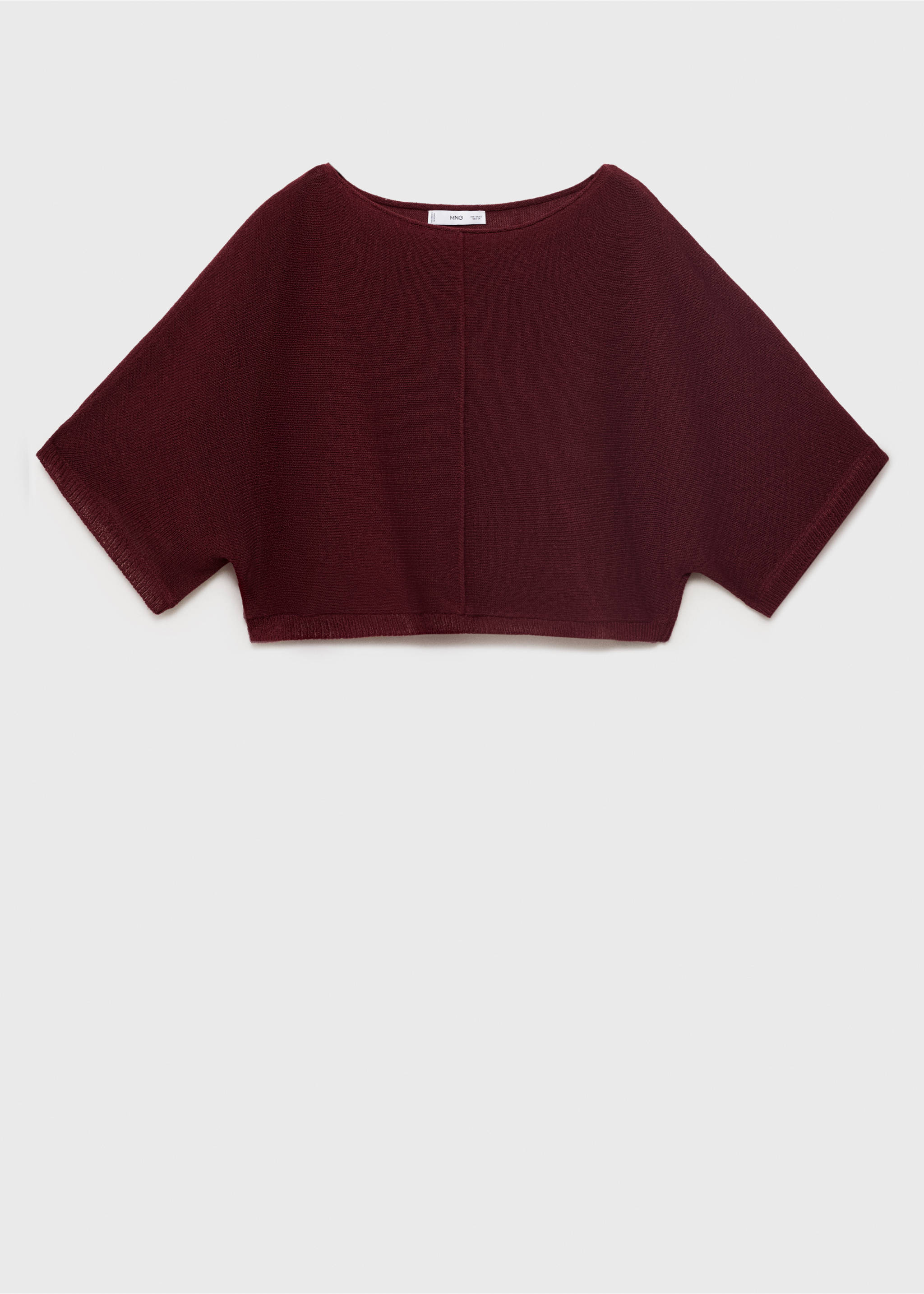 Oversized-Feinstrickpullover - Artikel ohne Model, Bordeaux. Ref: 17071194-00.