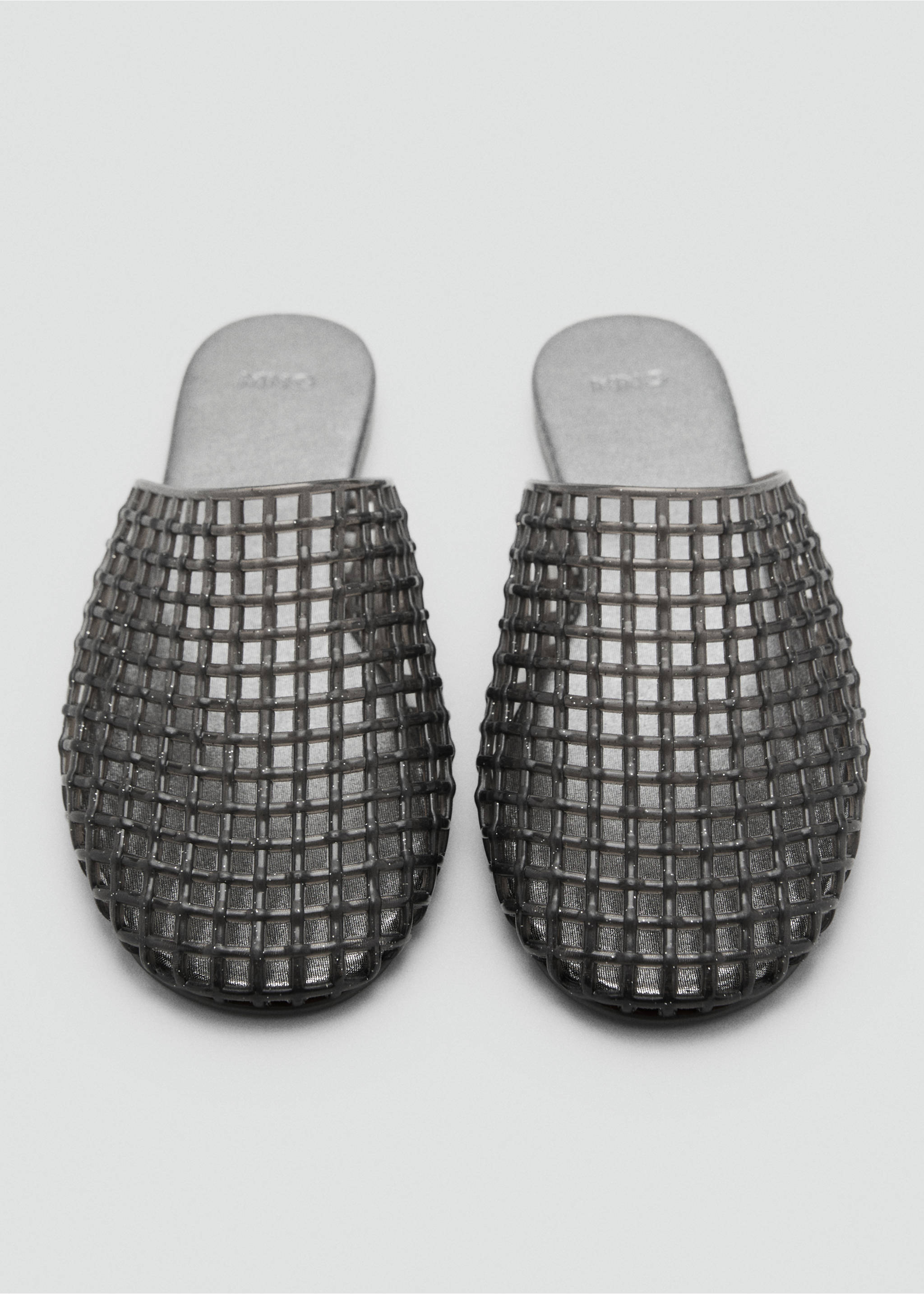 Mesh mule - Details of the article 2, Grey. Ref: 17071195-00.