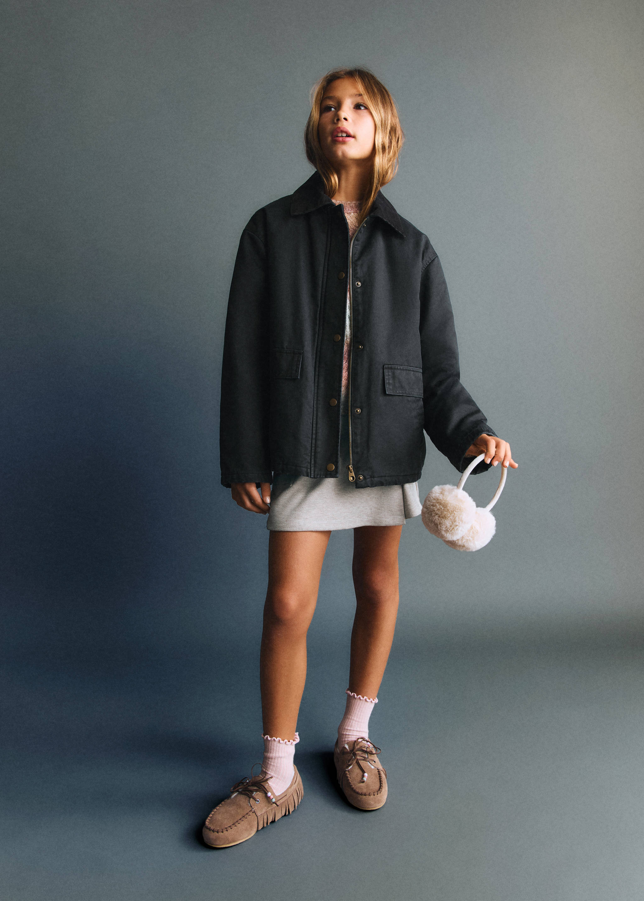 Parka effet ciré - Plan général