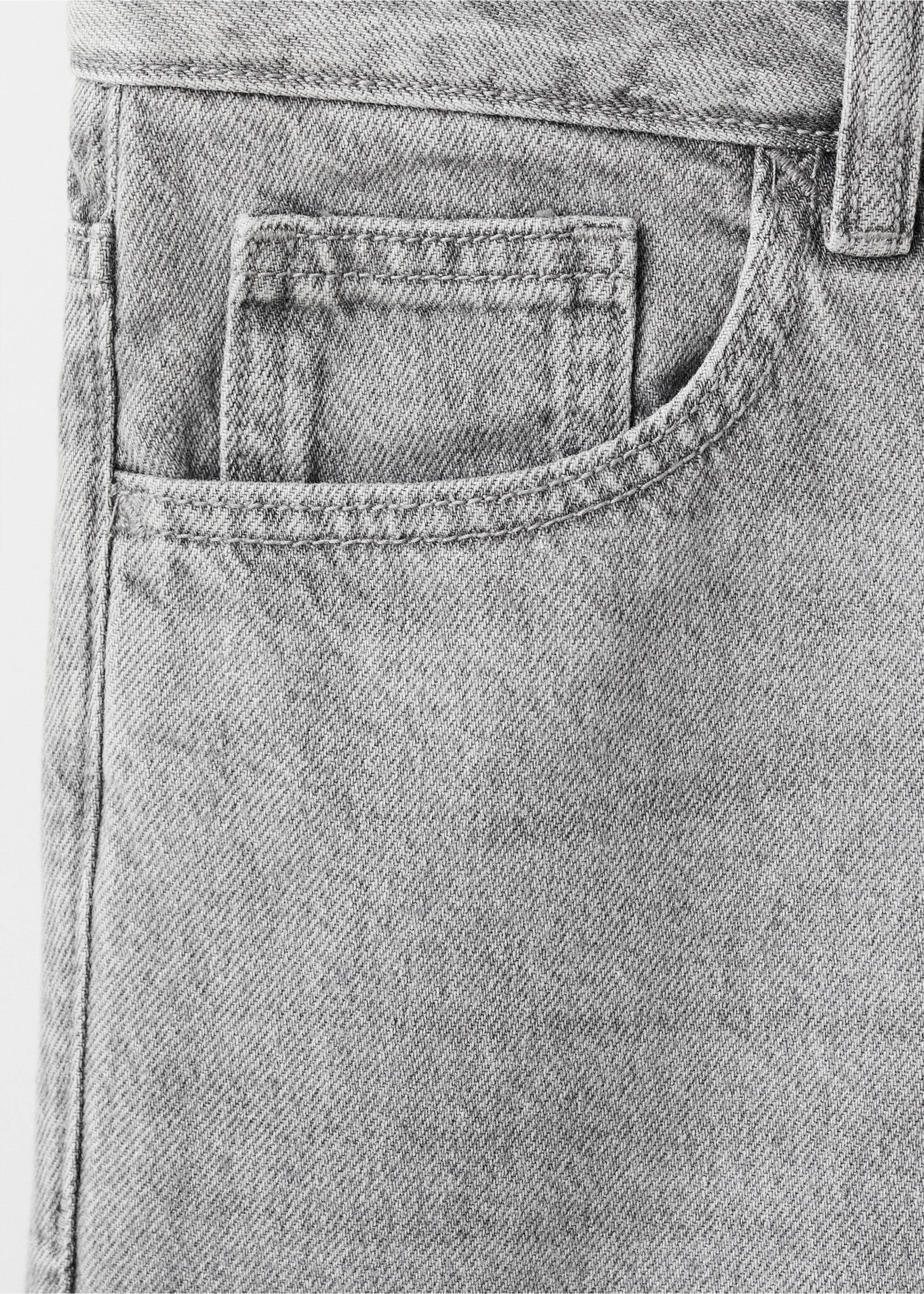 Bermudas denim algodón - Detalle del artículo 8, Gris. Ref: 17071211-00.