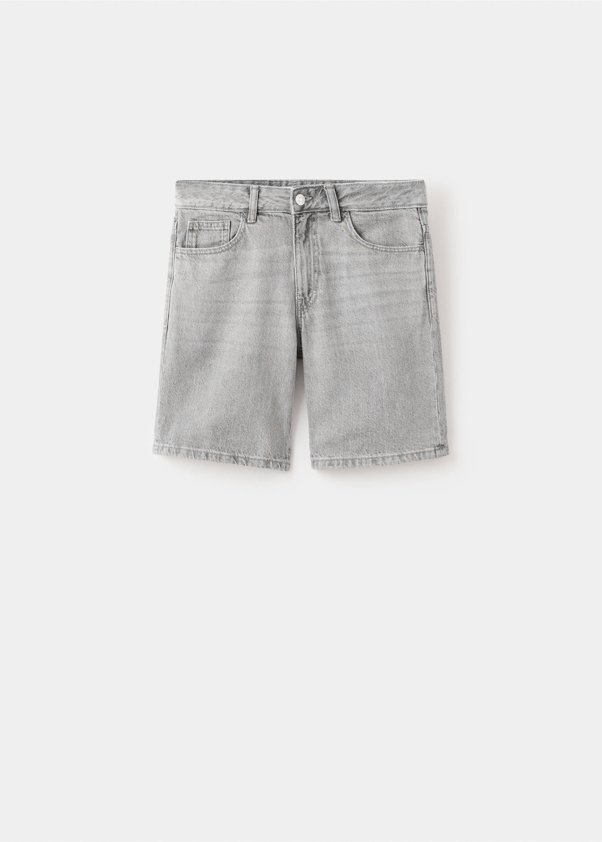 Bermudas denim algodón - Artículo sin modelo, Gris. Ref: 17071211-00.
