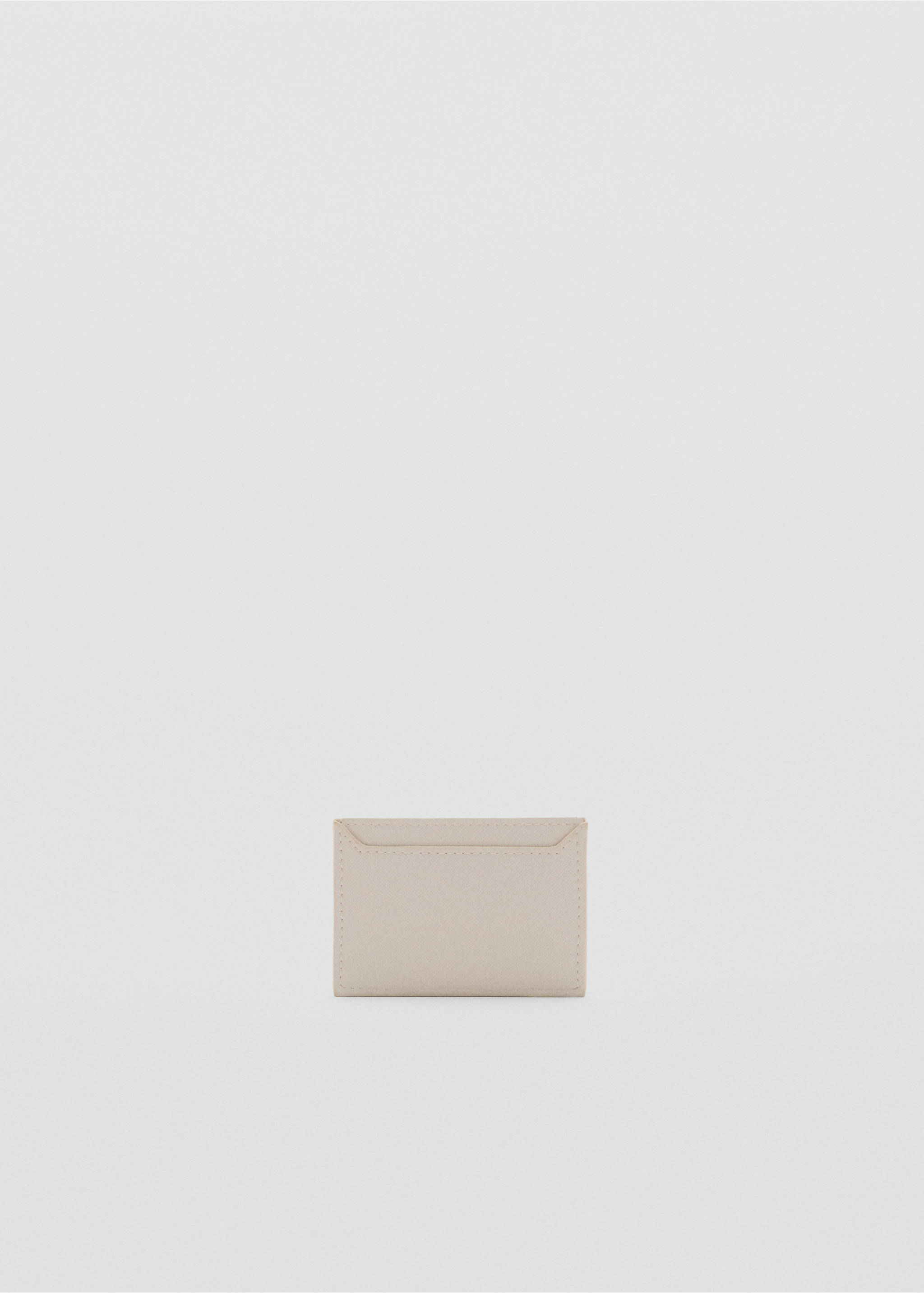 Targeter efecte saffiano - Pla mig, Blanc trencat. Ref: 17071216-00.