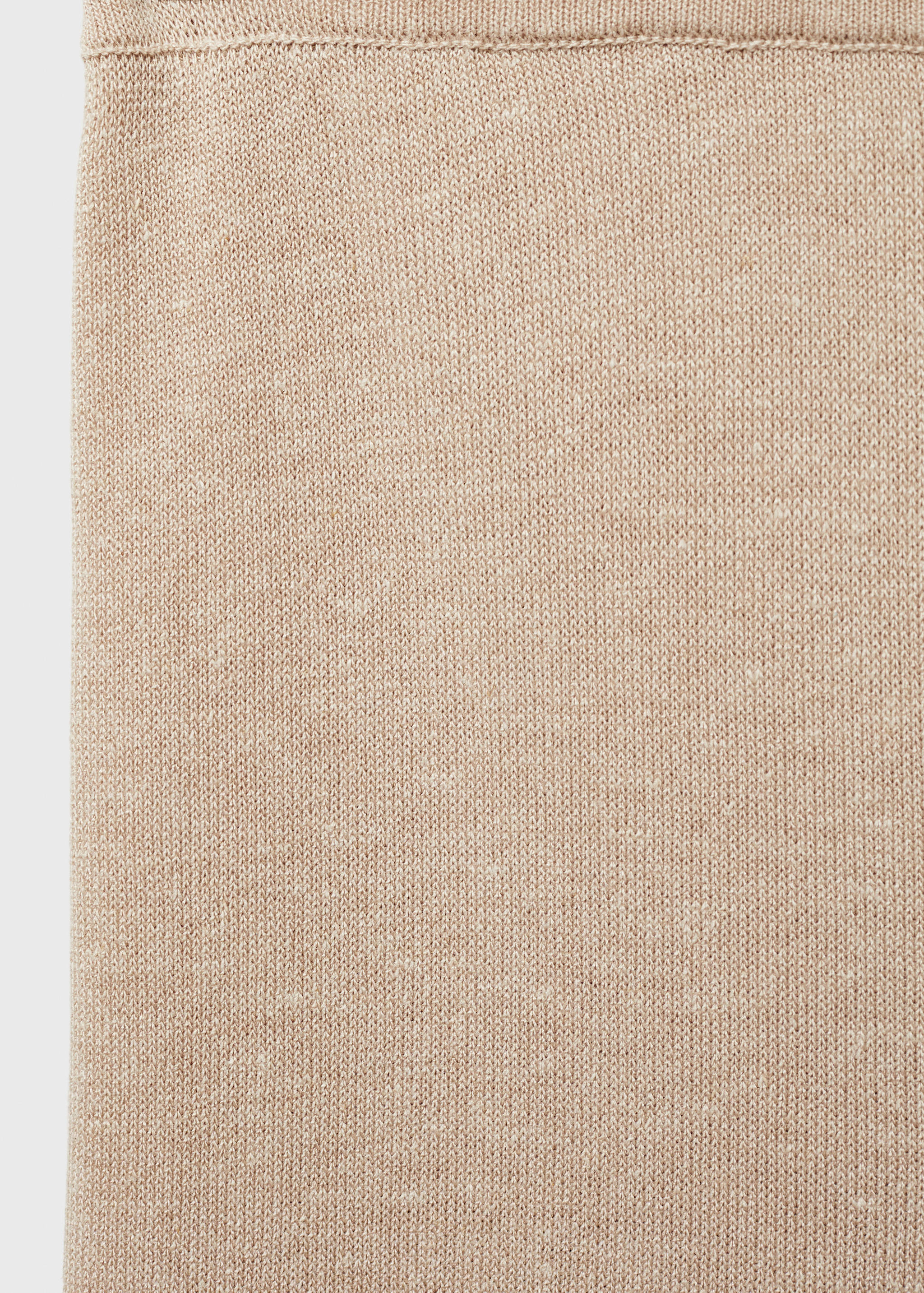 Rechte gebreide broek - Detail van het artikel 0