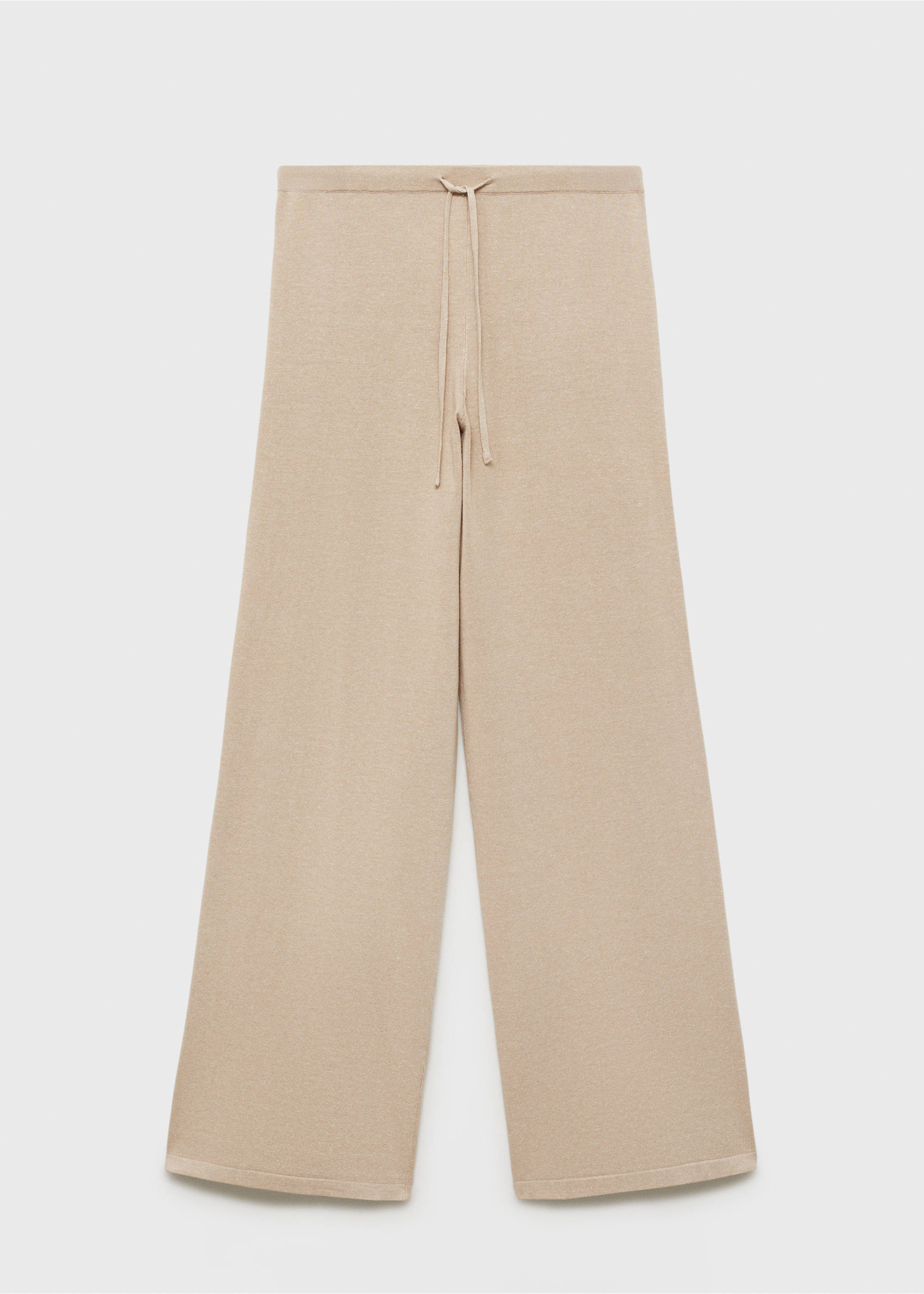 Pantalon droit maille - Article sans modèle, Gris clair/pastel. Ref: 17071217-00.