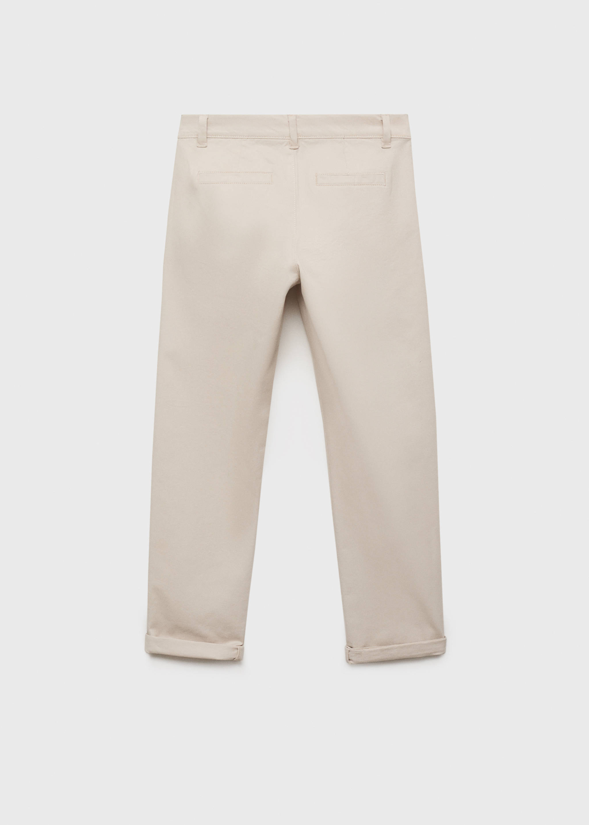 Pantalón chino liso - Reverso del artículo