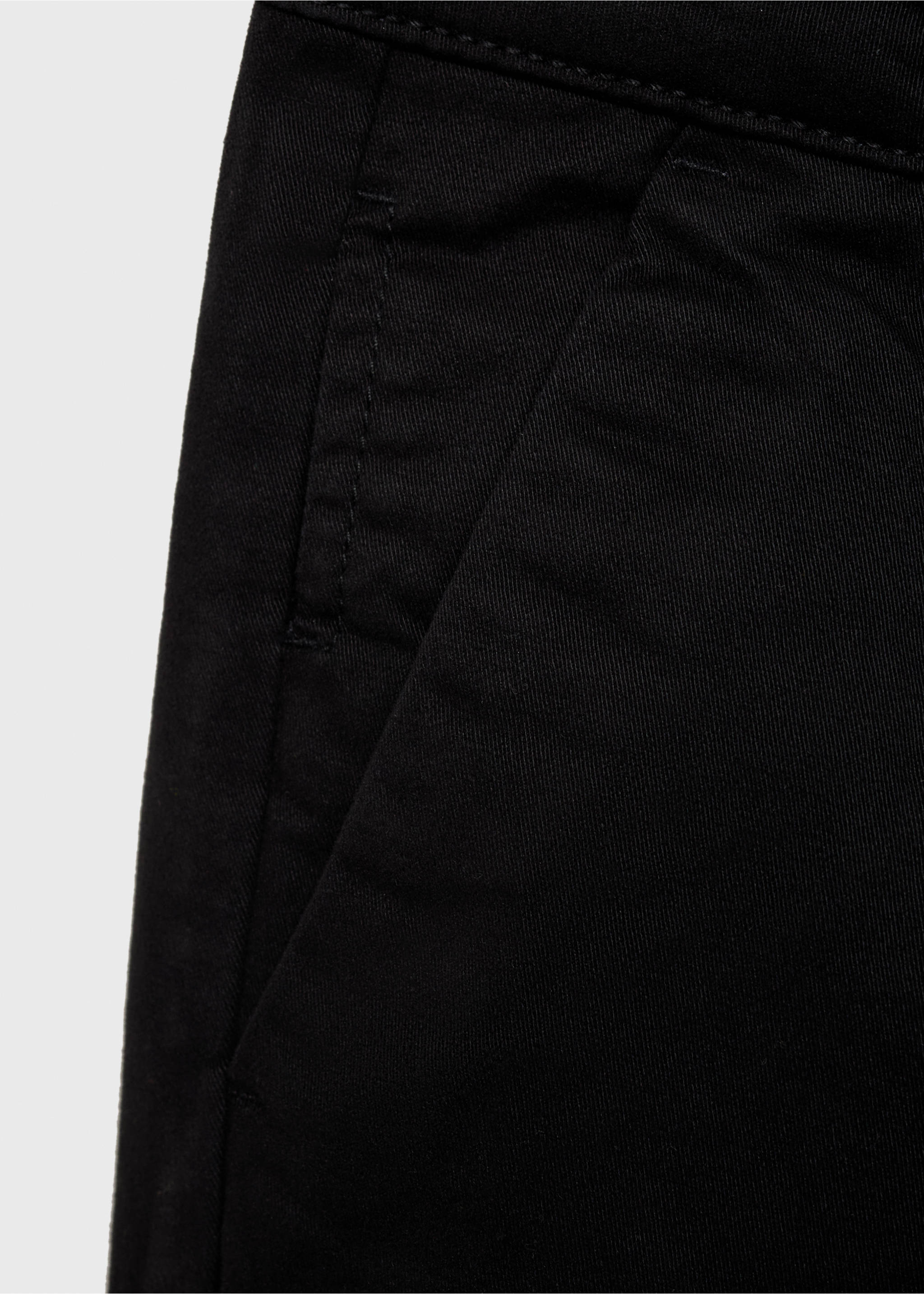 Plain chino pants - Details of the article 0, Black. Ref: 17071219-00.