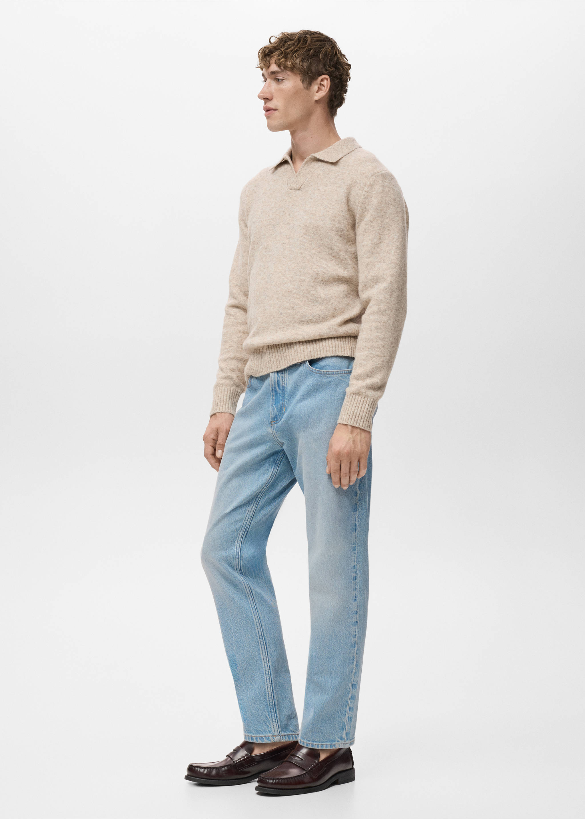 Ben Jeans im Cropped Tapered Fit - Detail des Artikels 2, Hellblau. Ref: 17071220-00.