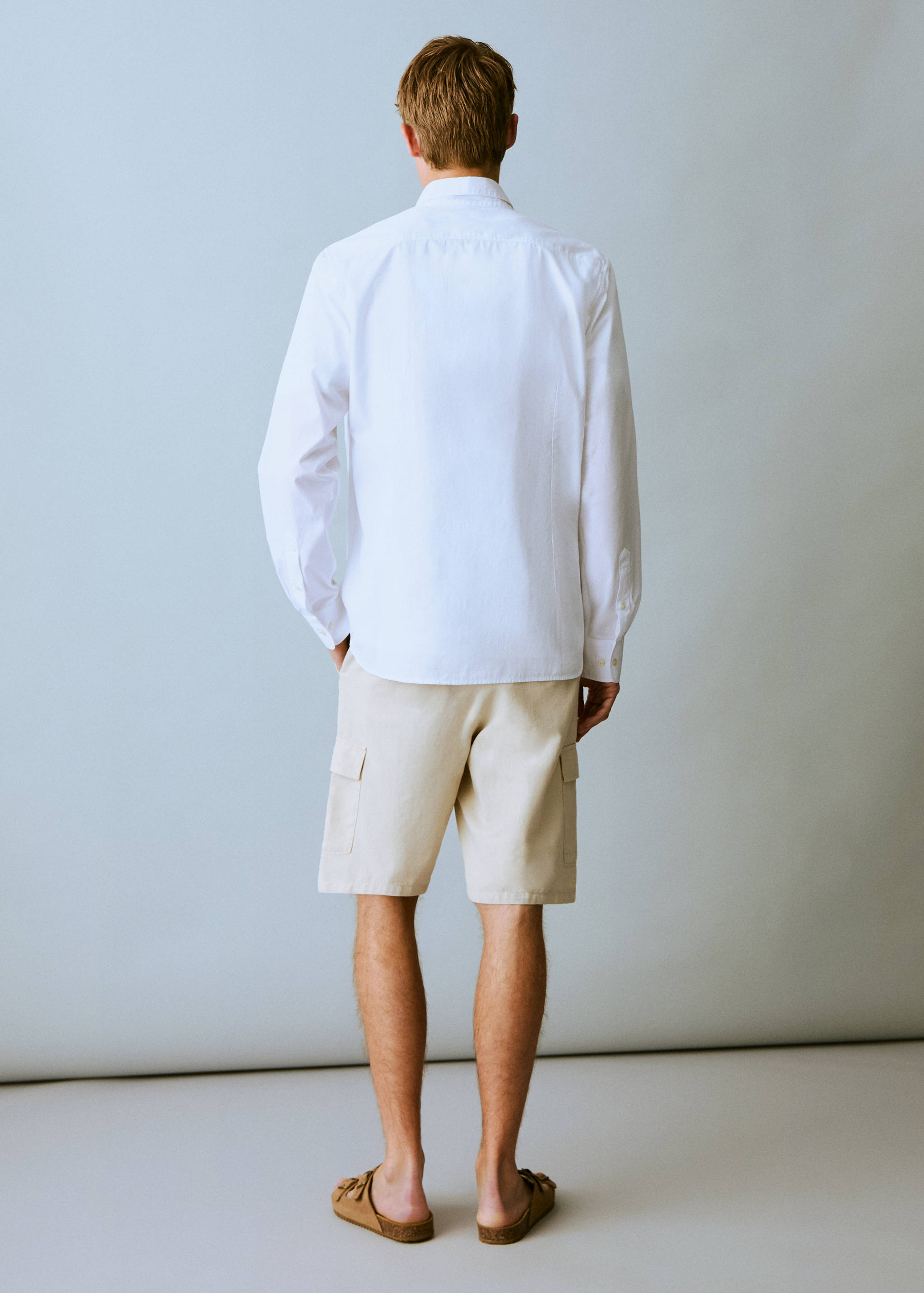 Camisa Oxford algodón - Reverso del artículo