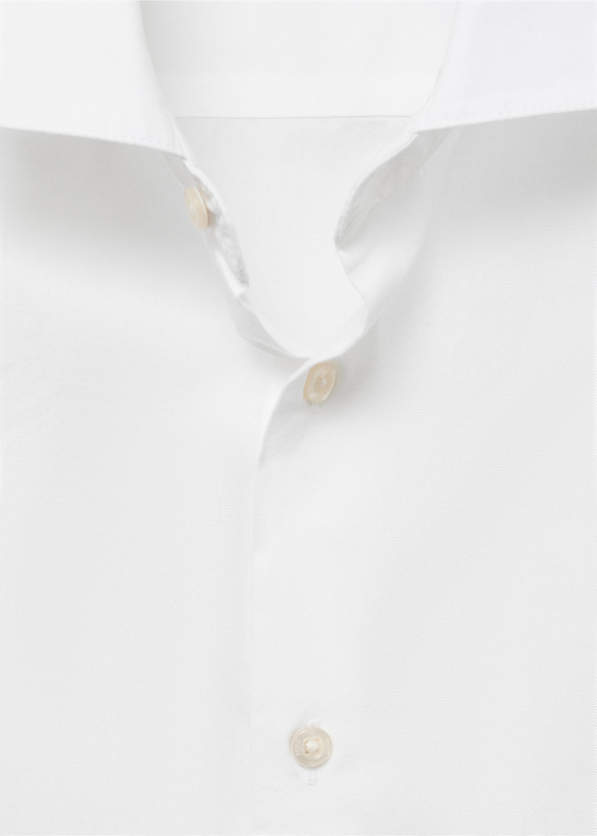Camisa Oxford algodón - Detalle del artículo 8, Blanco. Ref: 17071222-00.