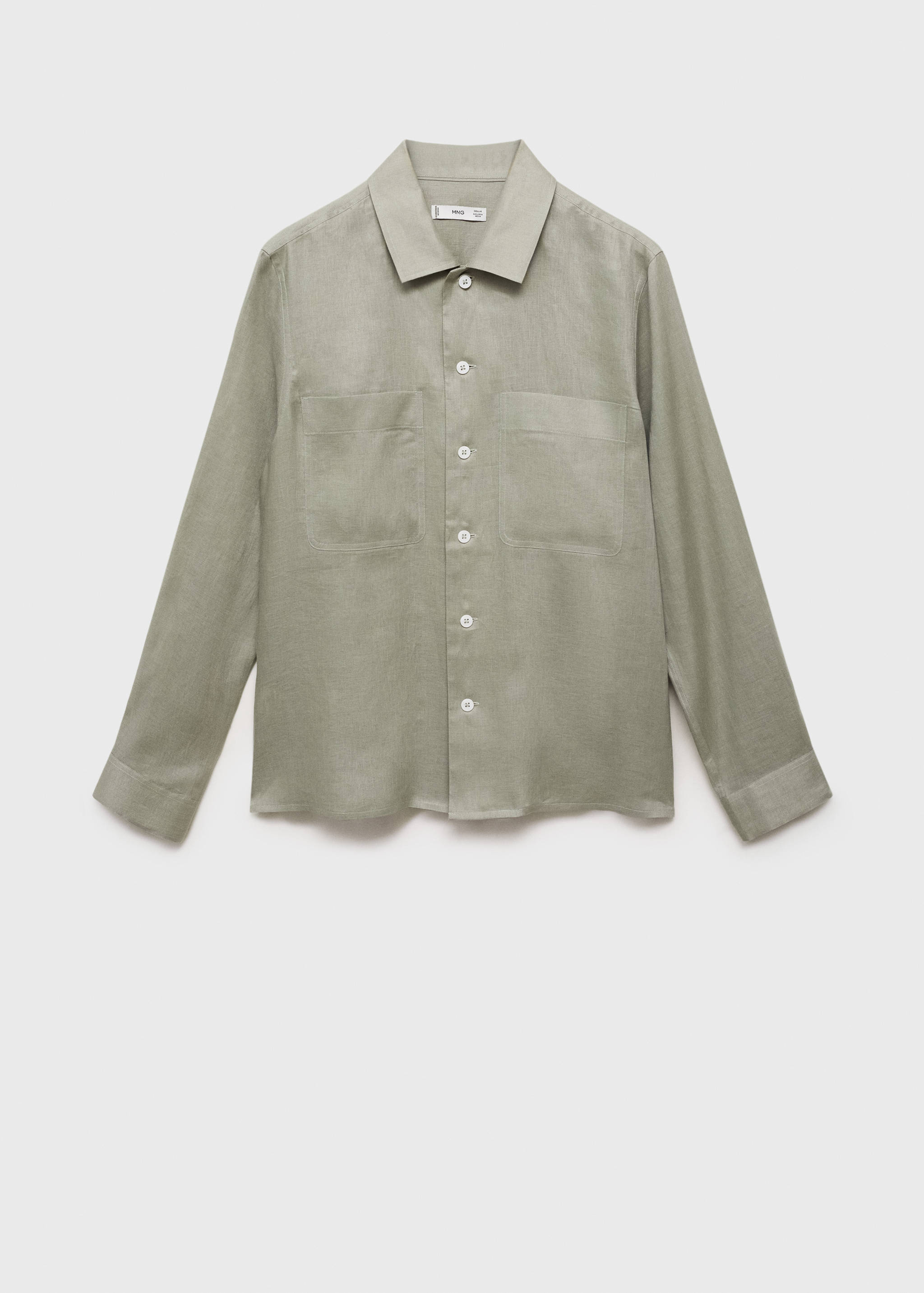 Leichtes Overshirt aus 100 % Leinen - Artikel ohne Model