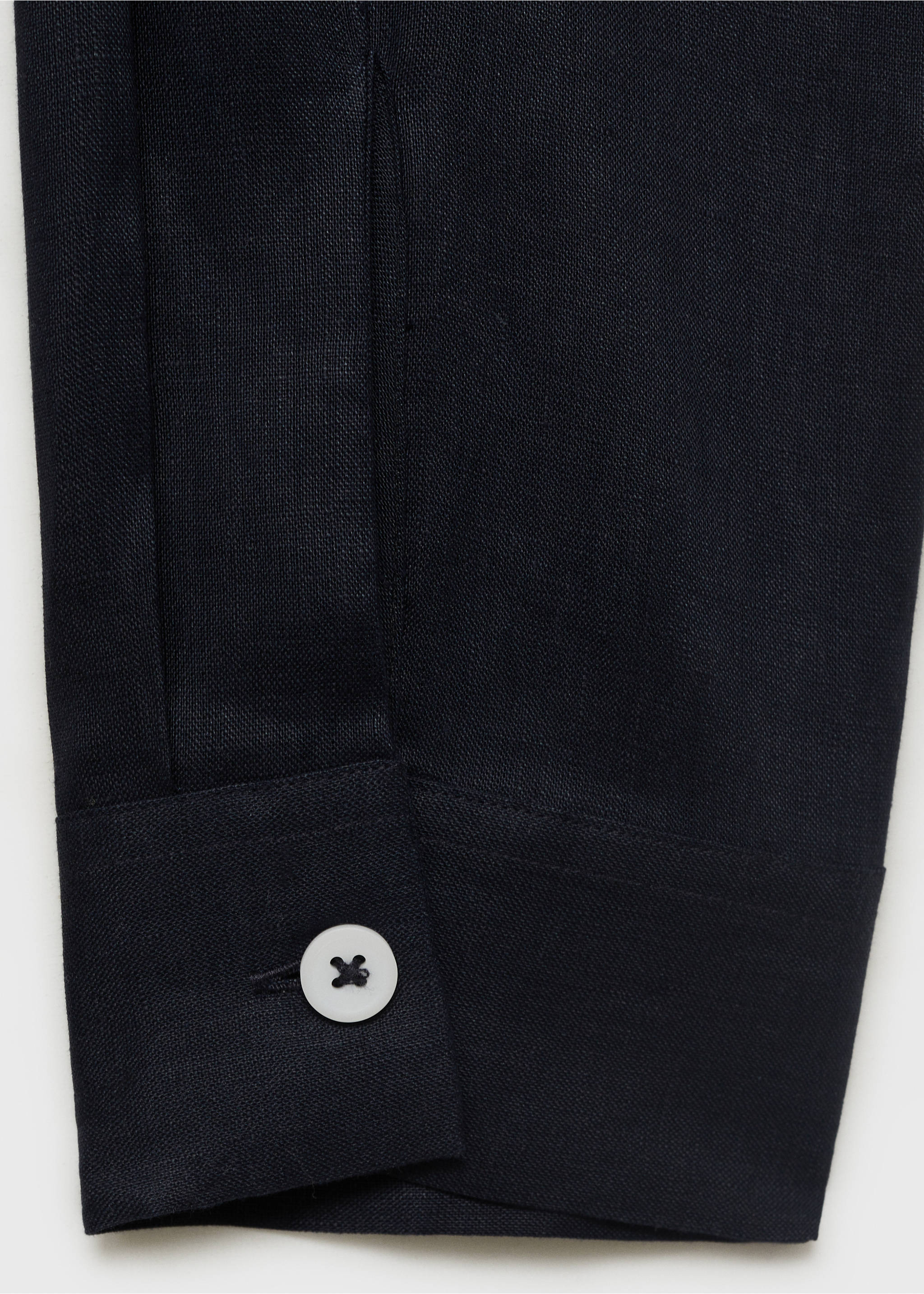 Surchemise 100 % lin légère - Détail de l'article 0, Bleu marine. Ref: 17071225-00.