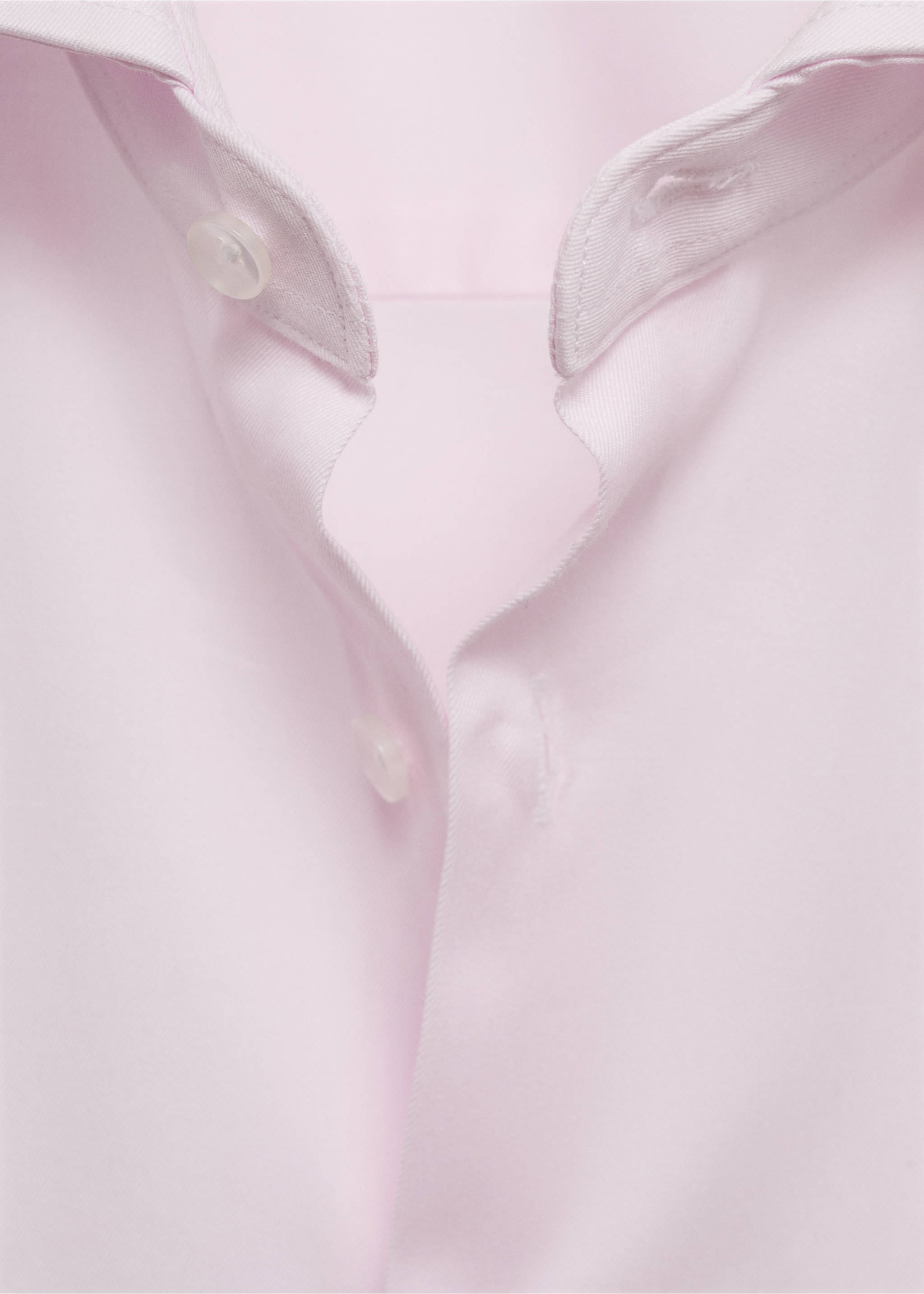 Camisa vestit slim fit 100% cotó - Detall de l'article 8, Rosa clar. Ref: 17071226-00.