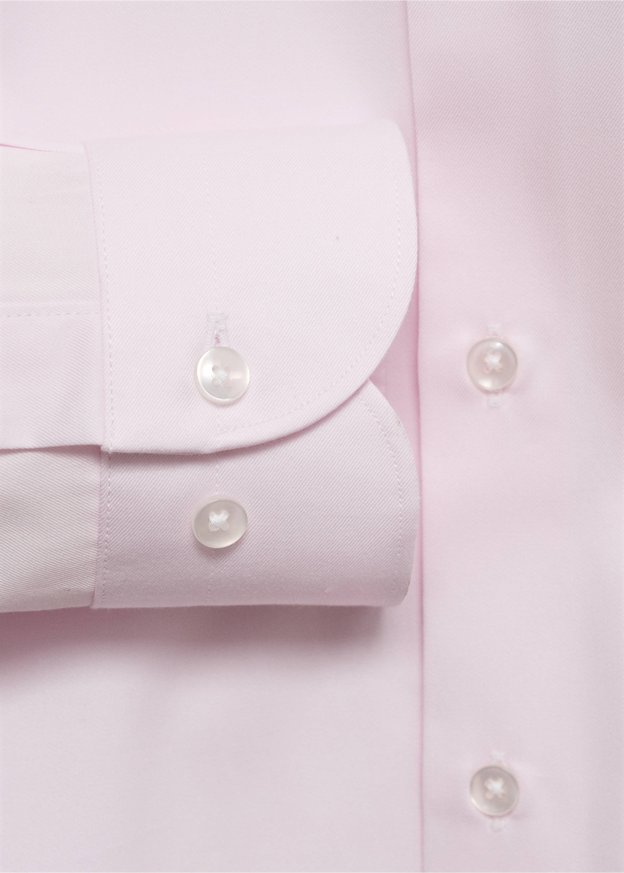 Camisa vestit slim fit 100% cotó - Detall de l'article 0, Rosa clar. Ref: 17071226-00.