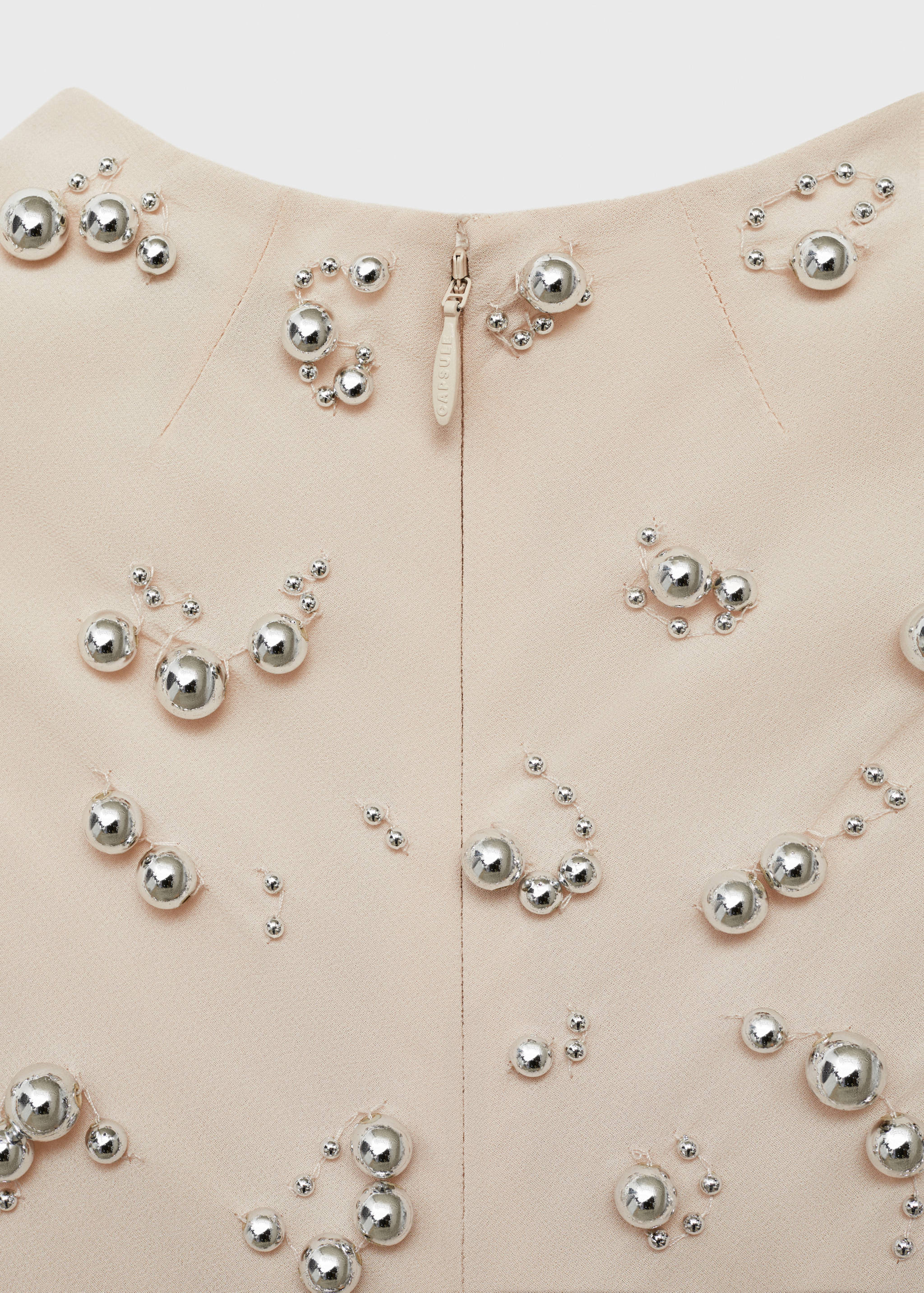 Long dress with embroidered spheres - Details of the article 0