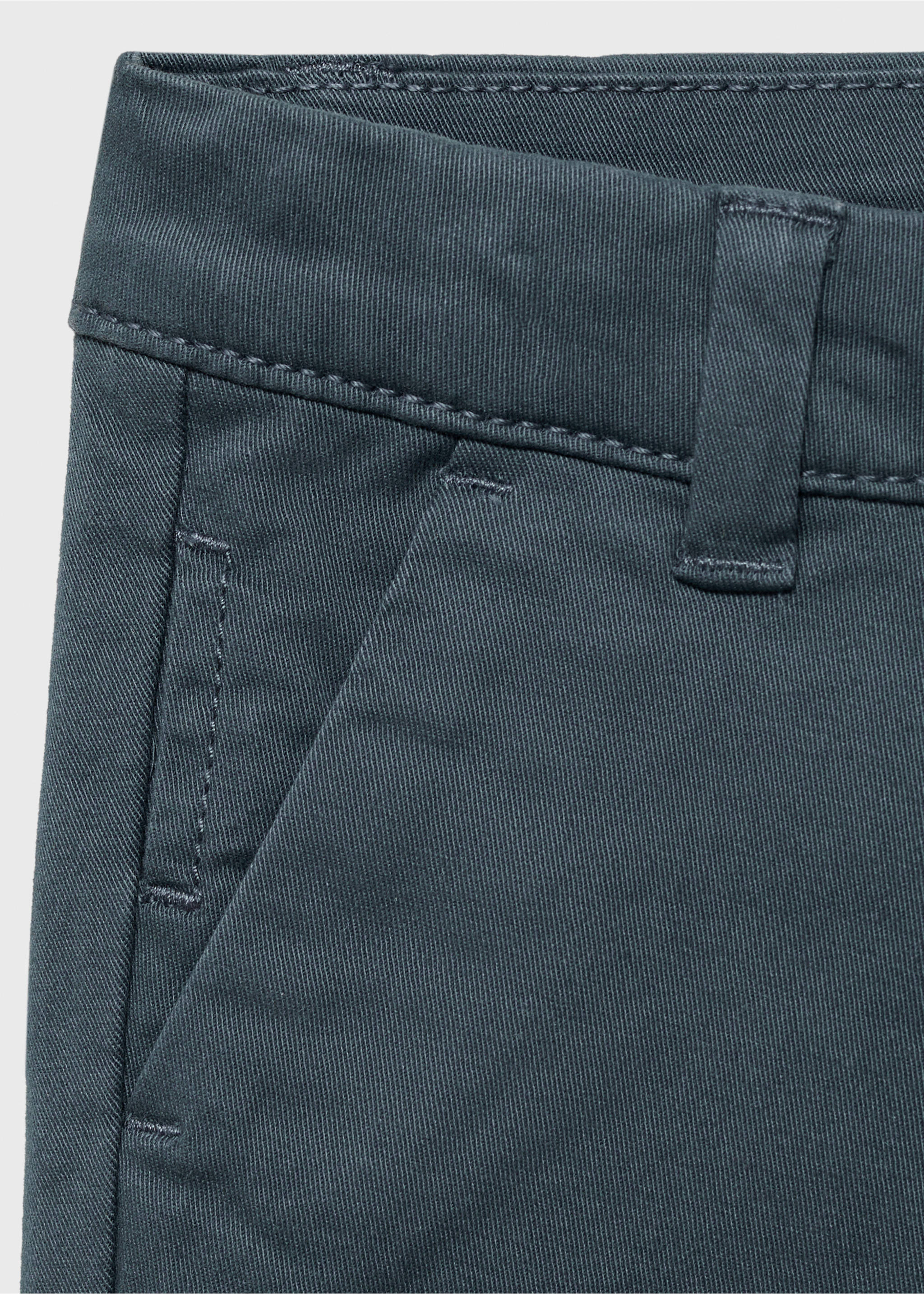 Pantalón chino algodón - Detalle del artículo 0, Azul. Ref: 17071230-00.