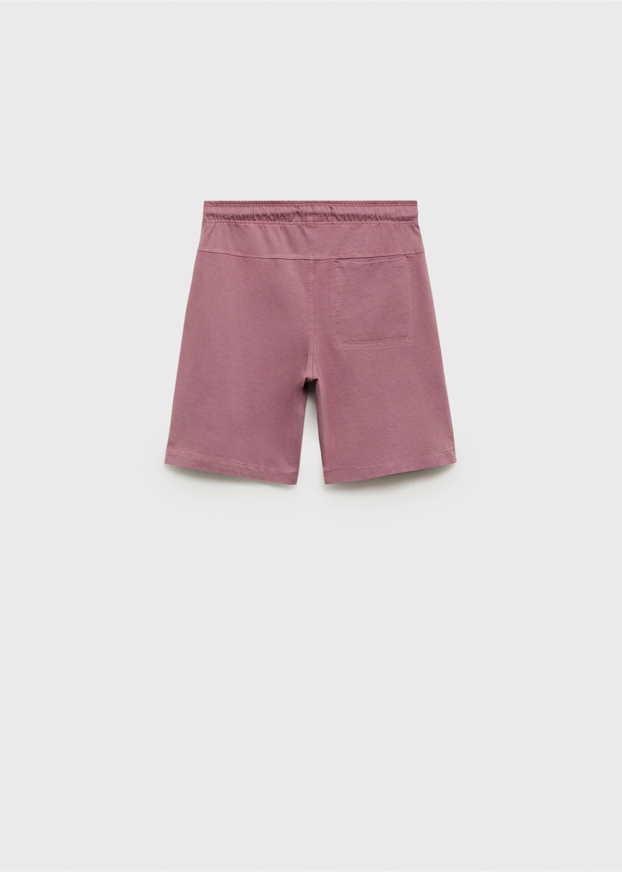 Bermudas cordón comfy-fit - Reverso del artículo, Cereza. Ref: 17071231-00.