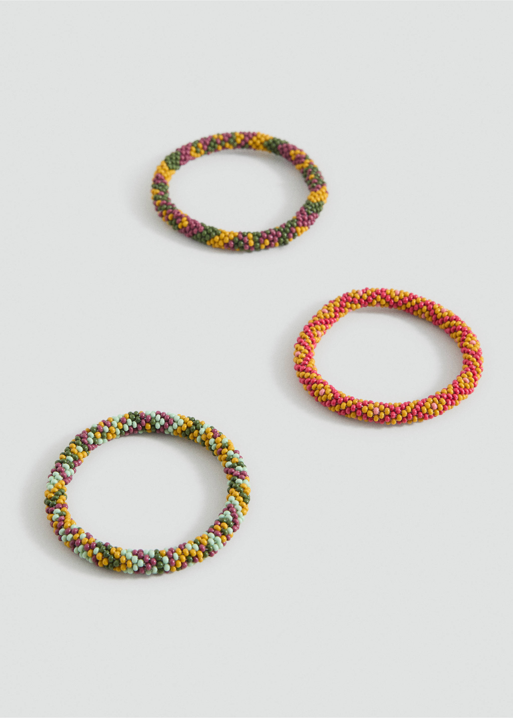 Pack of 3 bracelets - Medium plane, Maroon. Ref: 17071233-00.