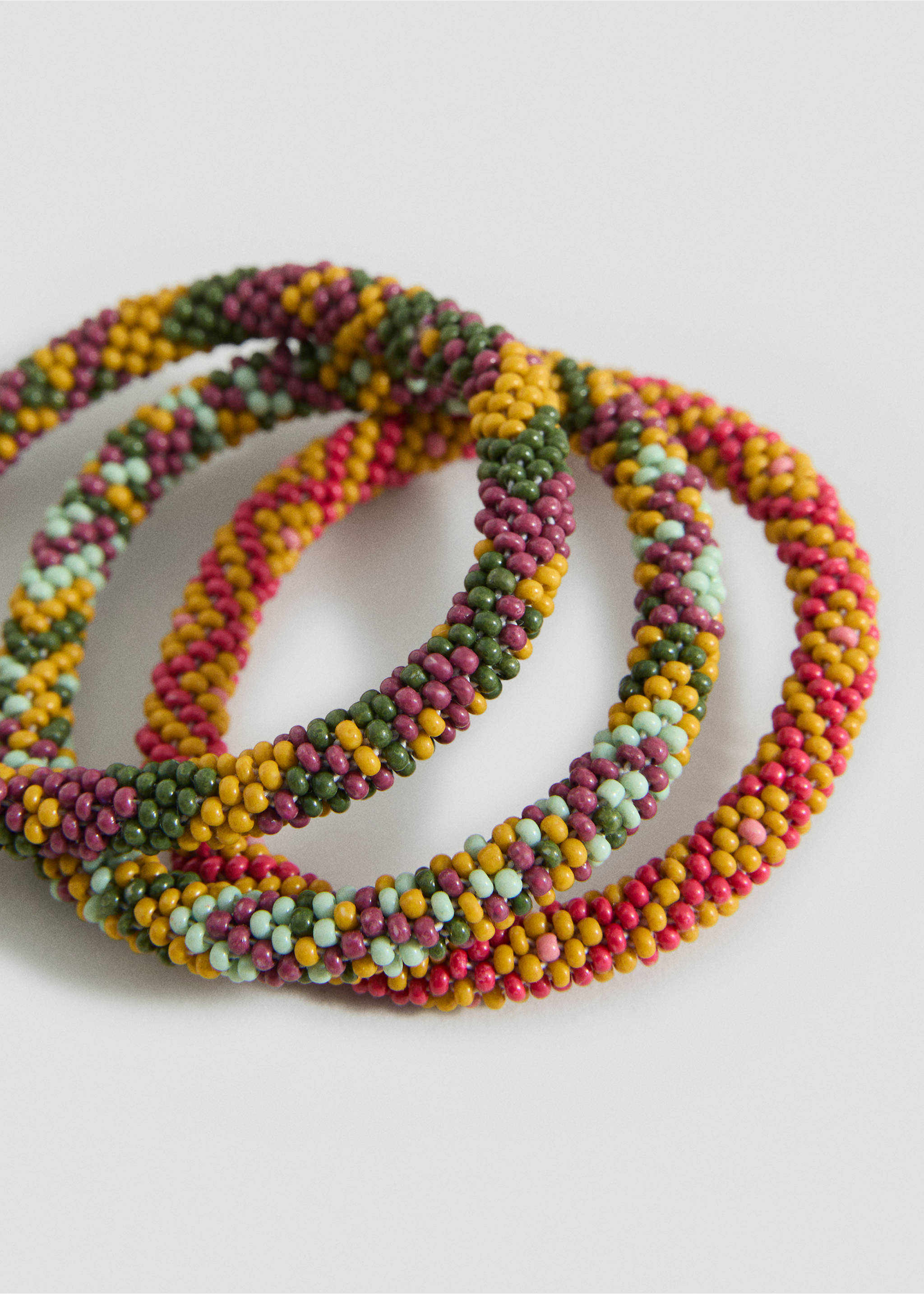 Pack of 3 bracelets - Details of the article 1, Maroon. Ref: 17071233-00.