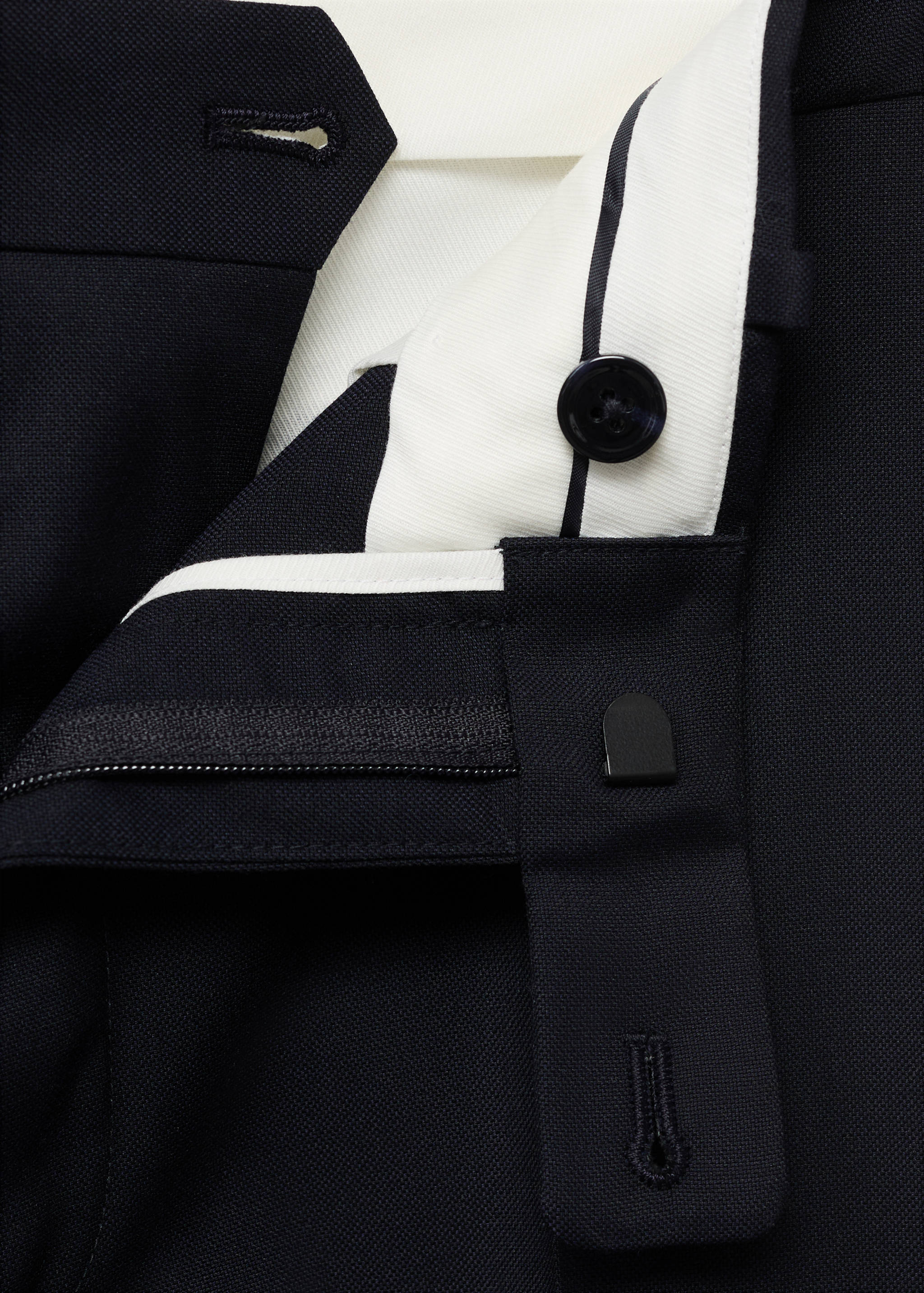 Milan slim-fit suit trousers - Details of the article 8