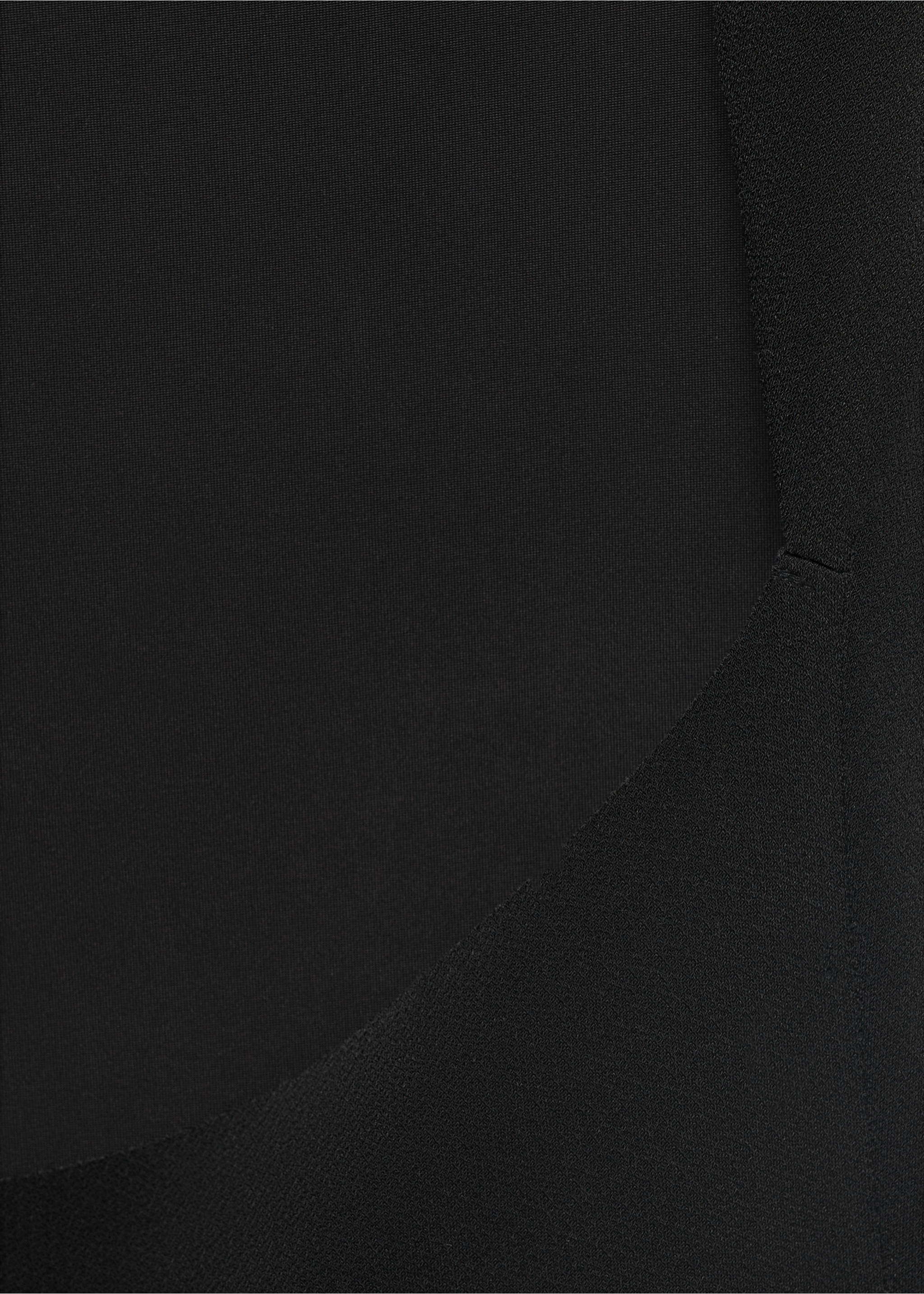 Open back dress - Details of the article 8, Black. Ref: 17071235-00.
