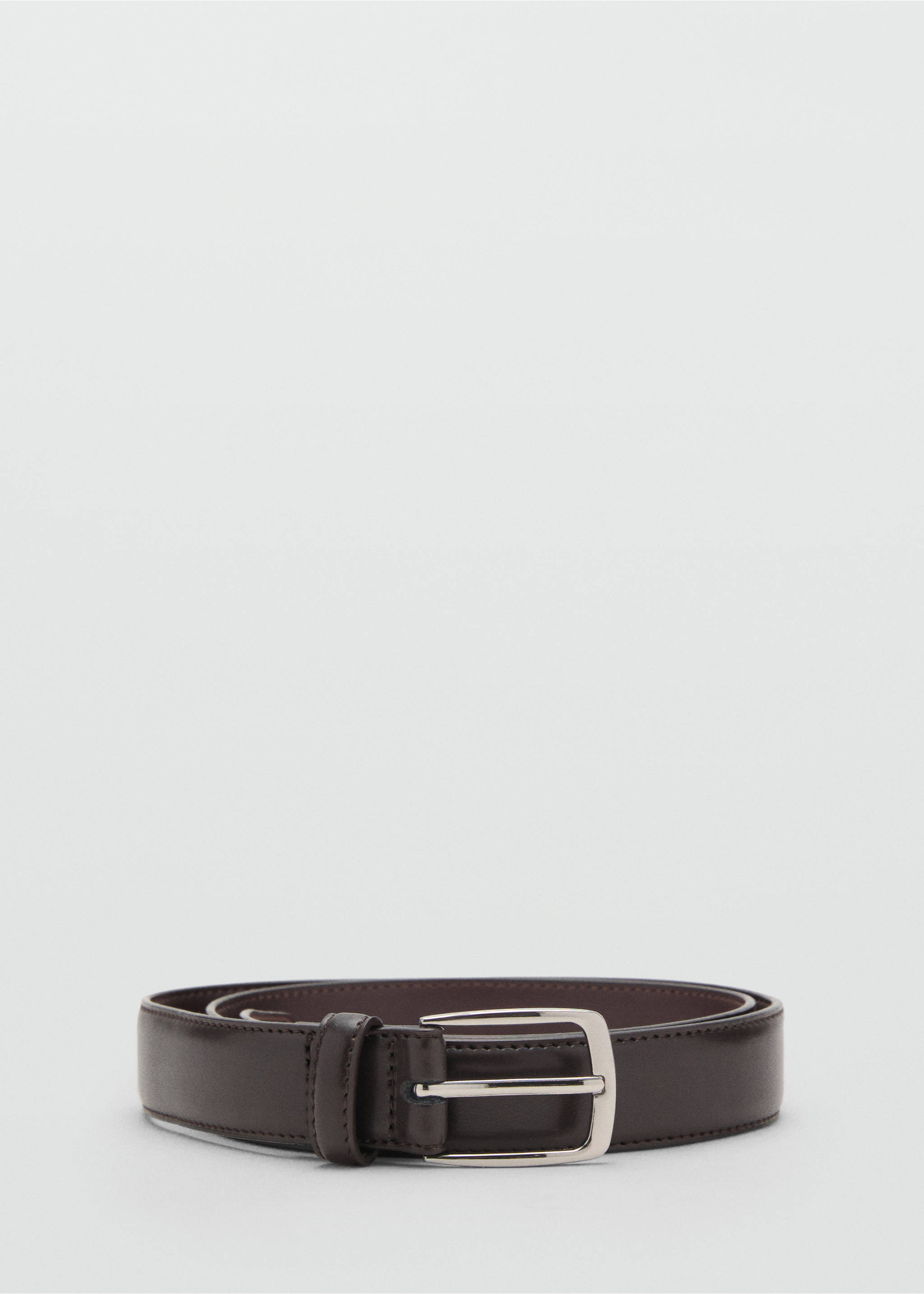 Nappa leather belt - Article without model, Brown. Ref: 17071239-00.