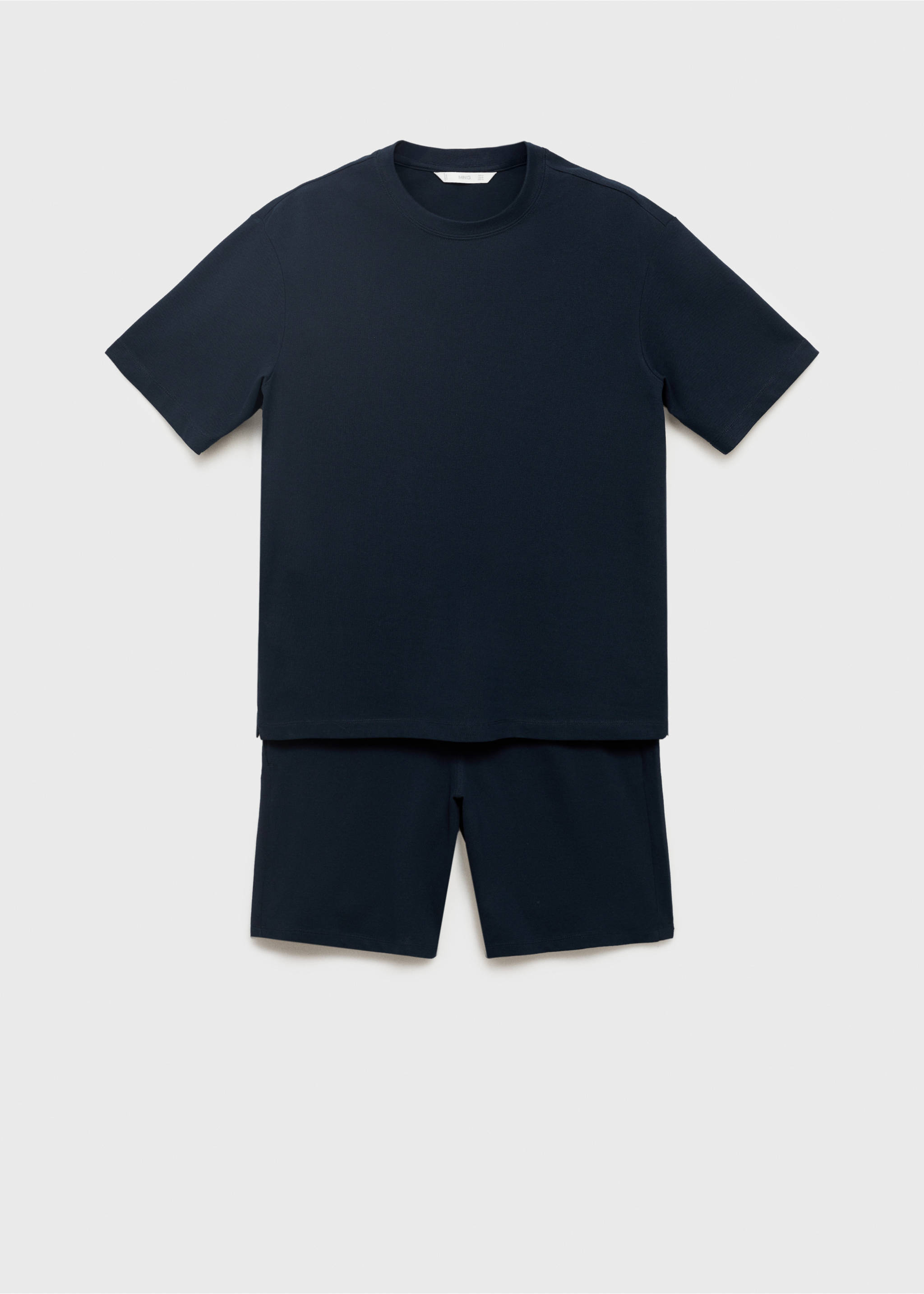 Cotton pyjama shorts pack - Article without model, Dark Navy. Ref: 17071240-00.