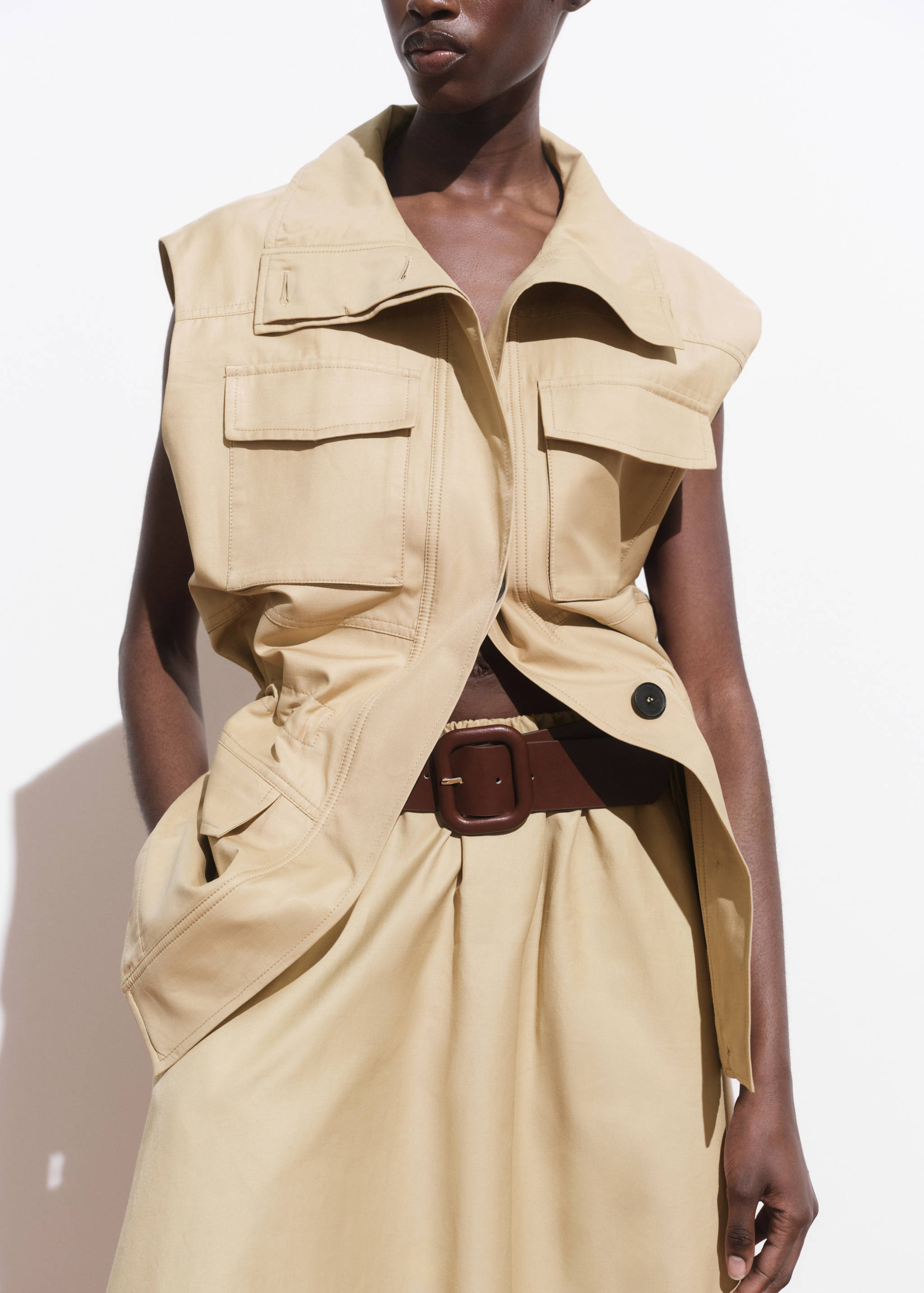 Square buckle belt - General plane