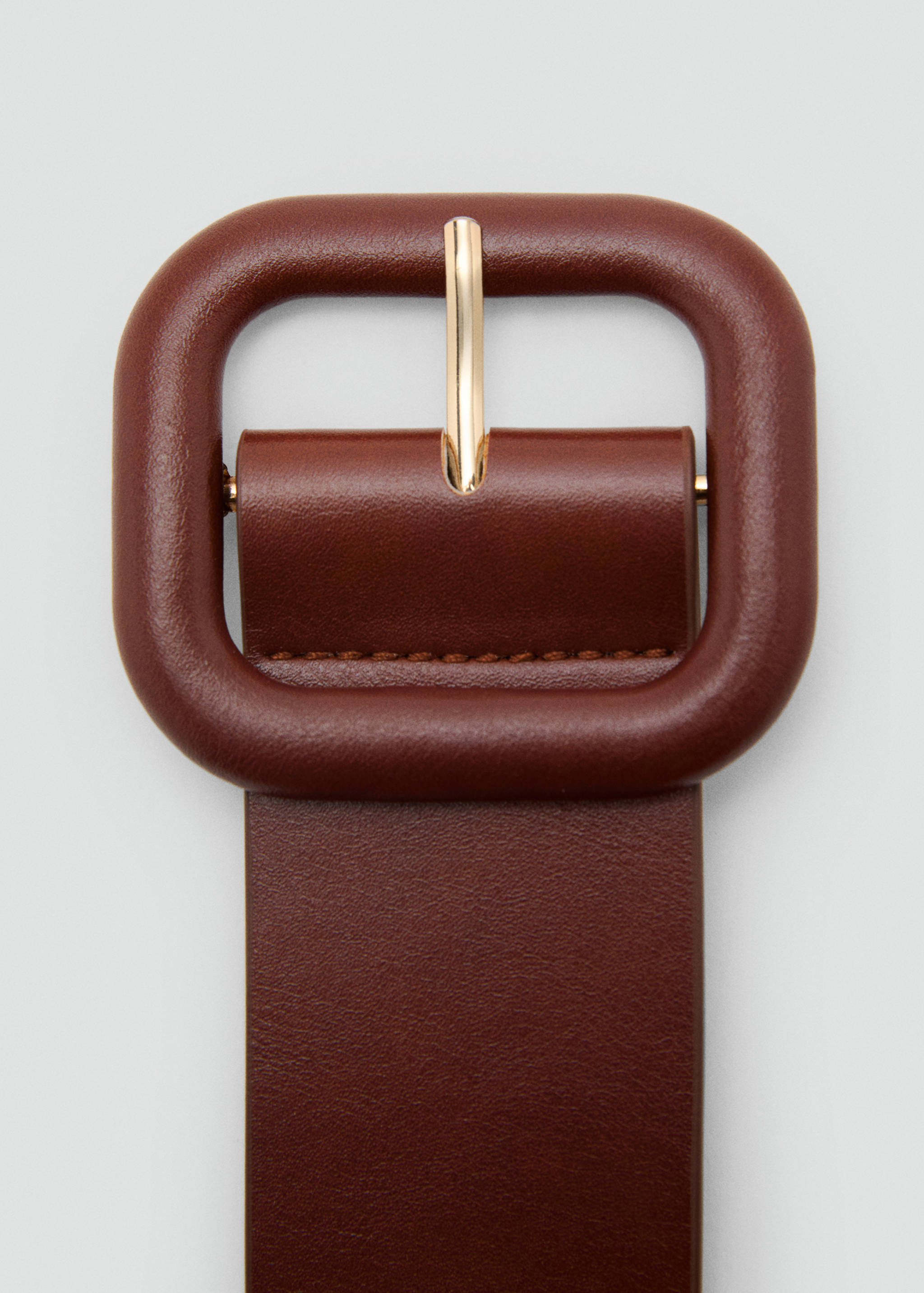 Square buckle belt - Medium plane