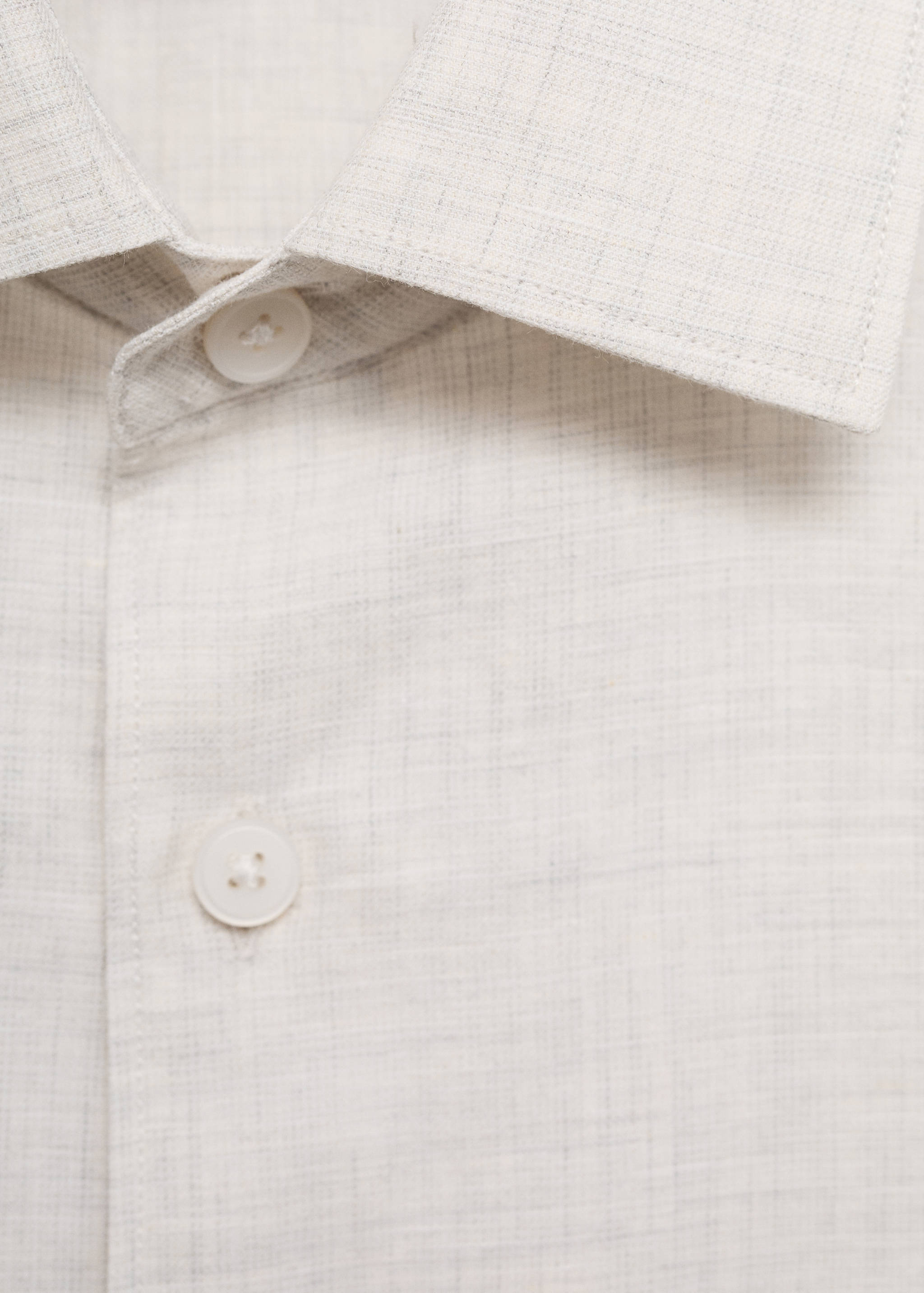 Cotton linen-blend shirt - Details of the article 8