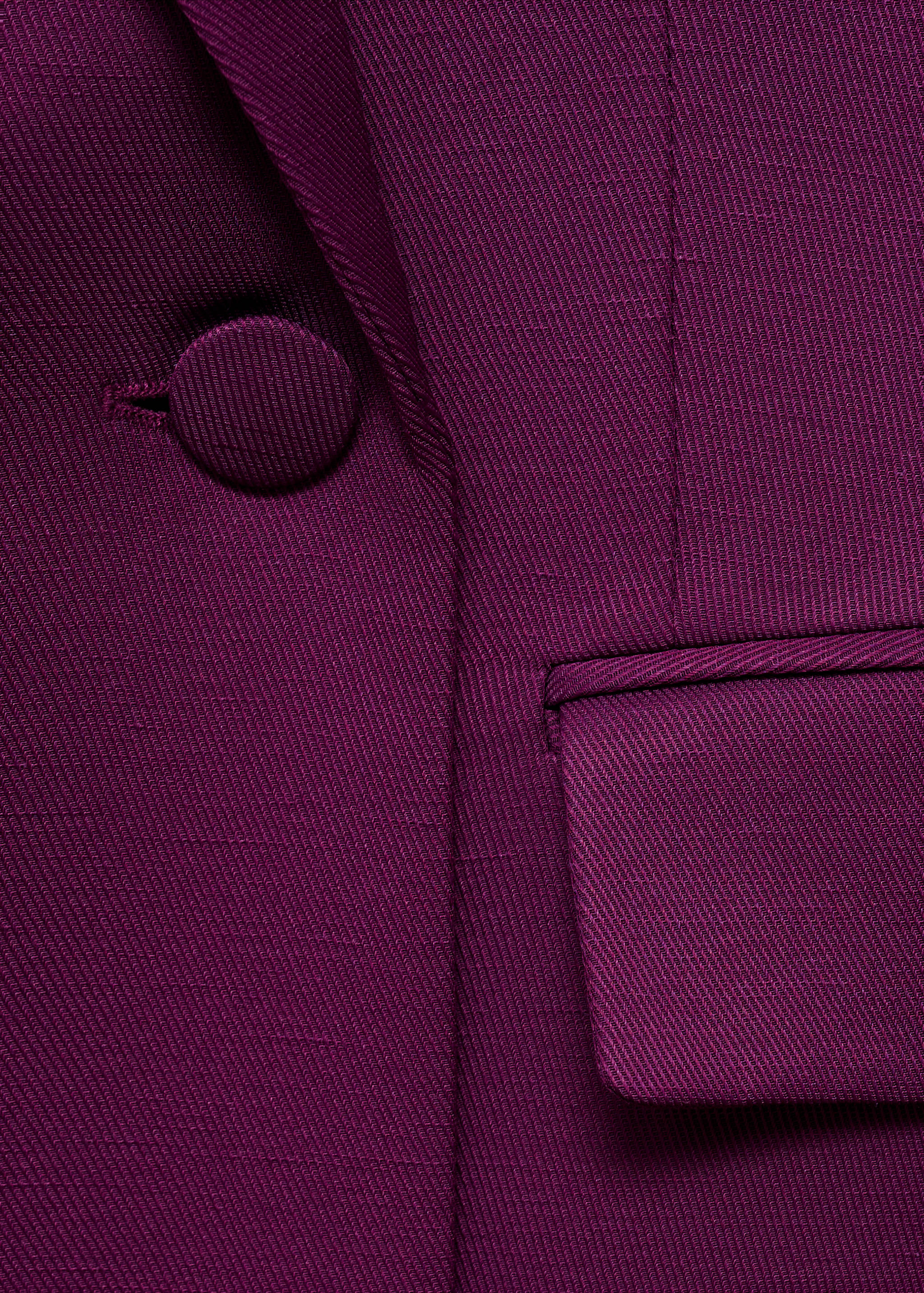 Double-breasted colbert van een linnenblind - Detail van het artikel 0