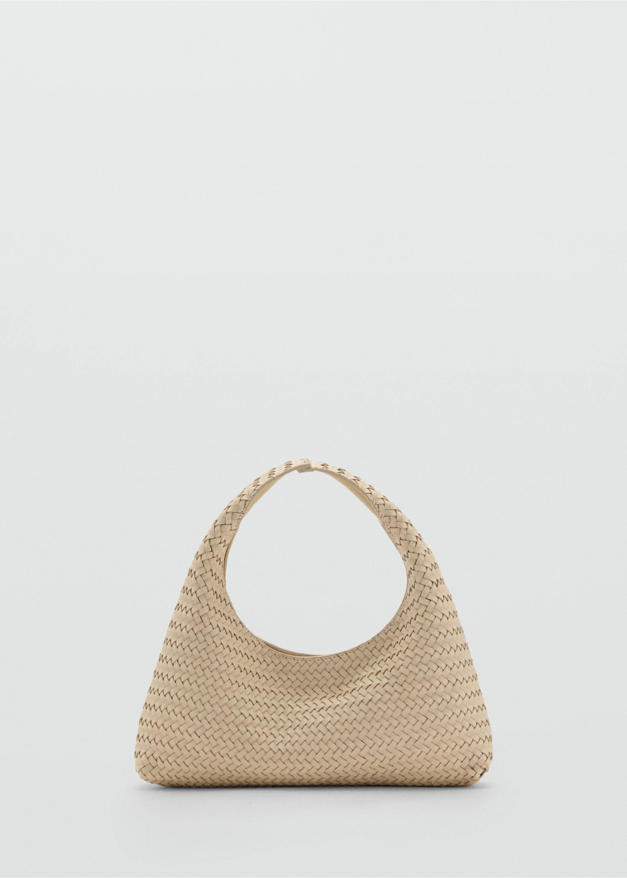 Mini braided leather bag - Article without model, Off White. Ref: 17071265-00.